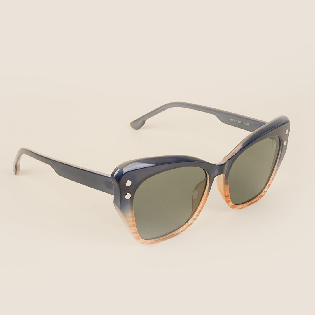 Voyage Olive Cateye Sunglasses for Women - MG4110