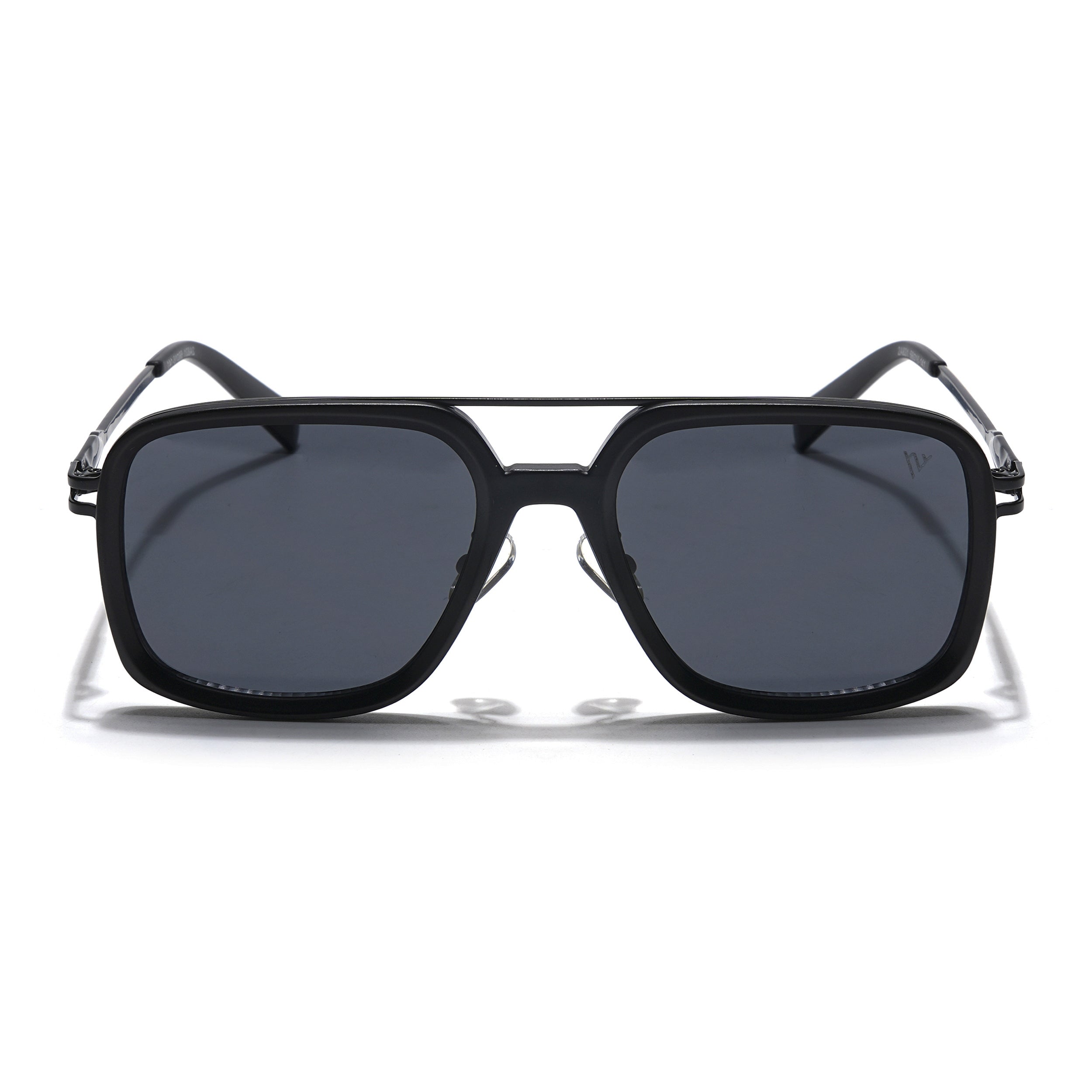 Dusk | Black Wayfarer Sunglasses | Black Lens - MG5859
