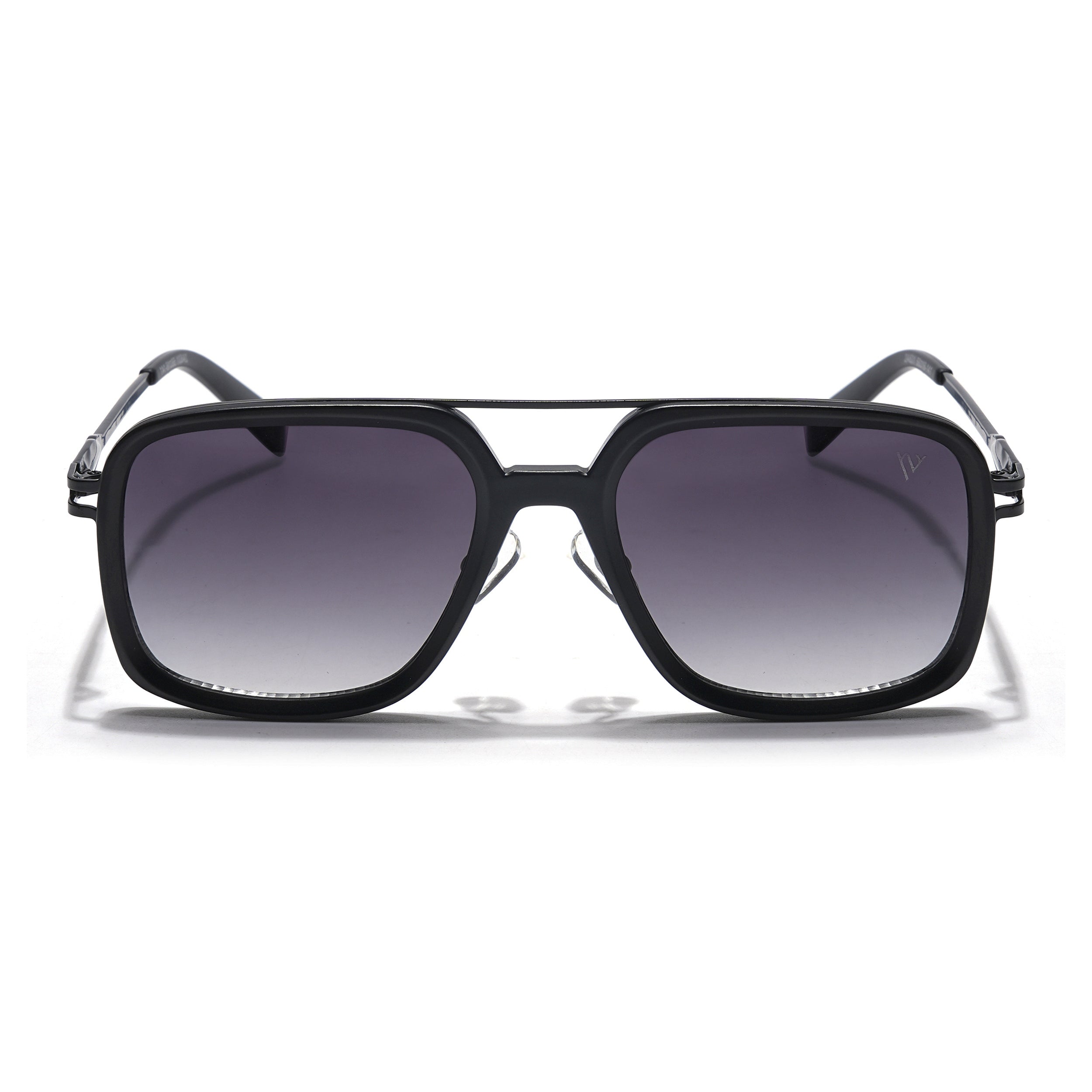 Dusk | Balck Wayfarer Sunglasses | Grey & Clear Lens - MG5861