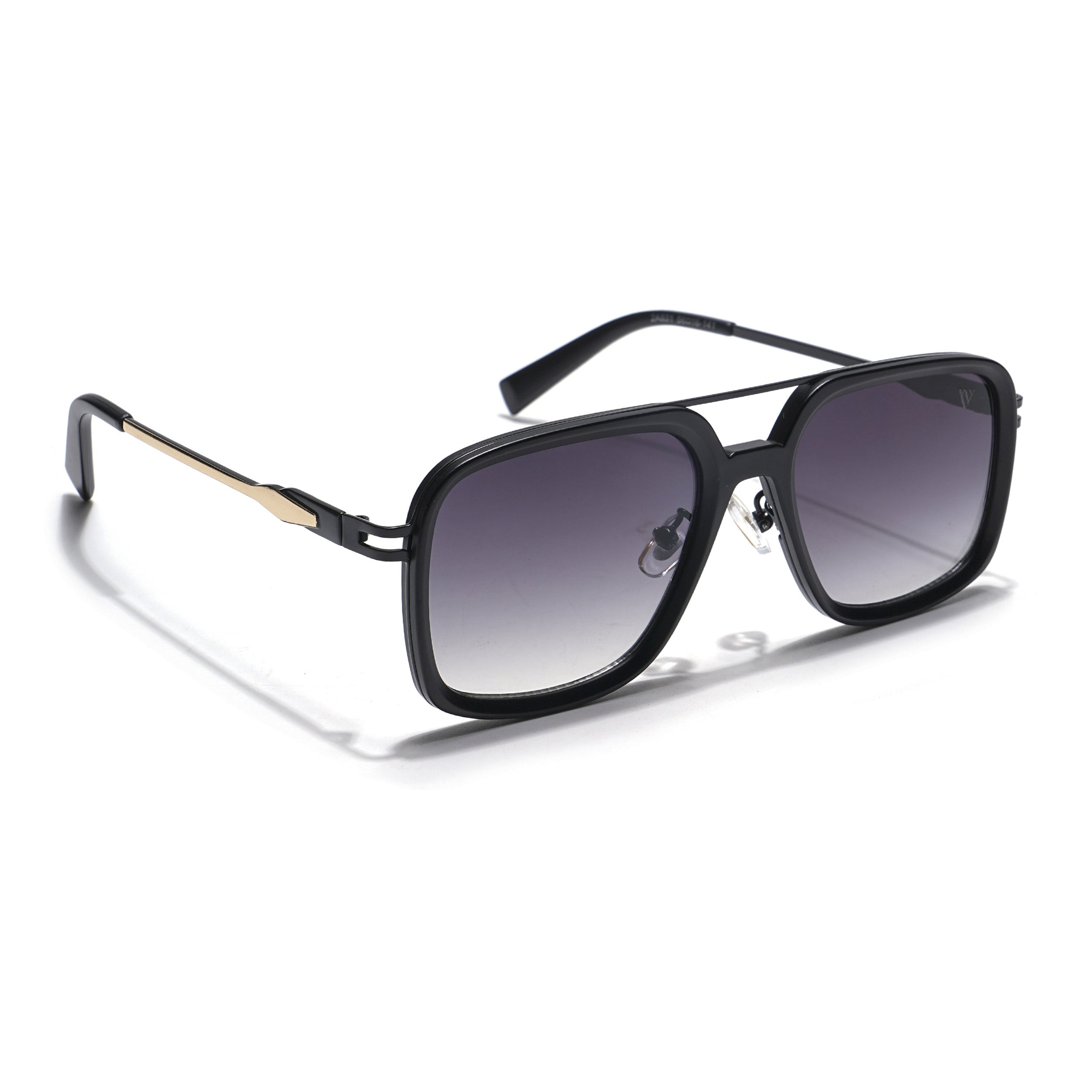 Dusk | Balck Wayfarer Sunglasses | Grey & Clear Lens - MG5861