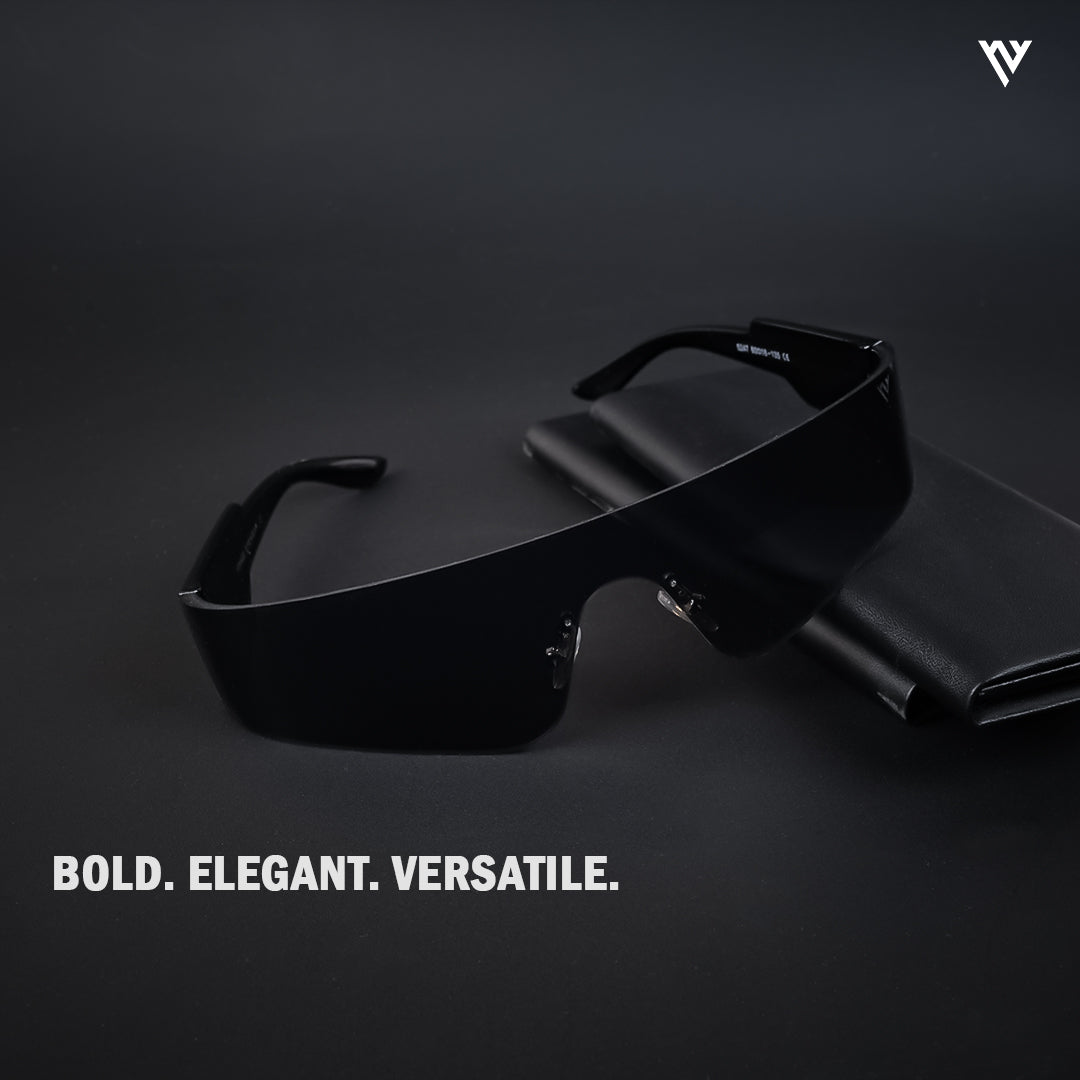 Xylar | Black Polarized Wrap Around Sunglasses - PMG4022