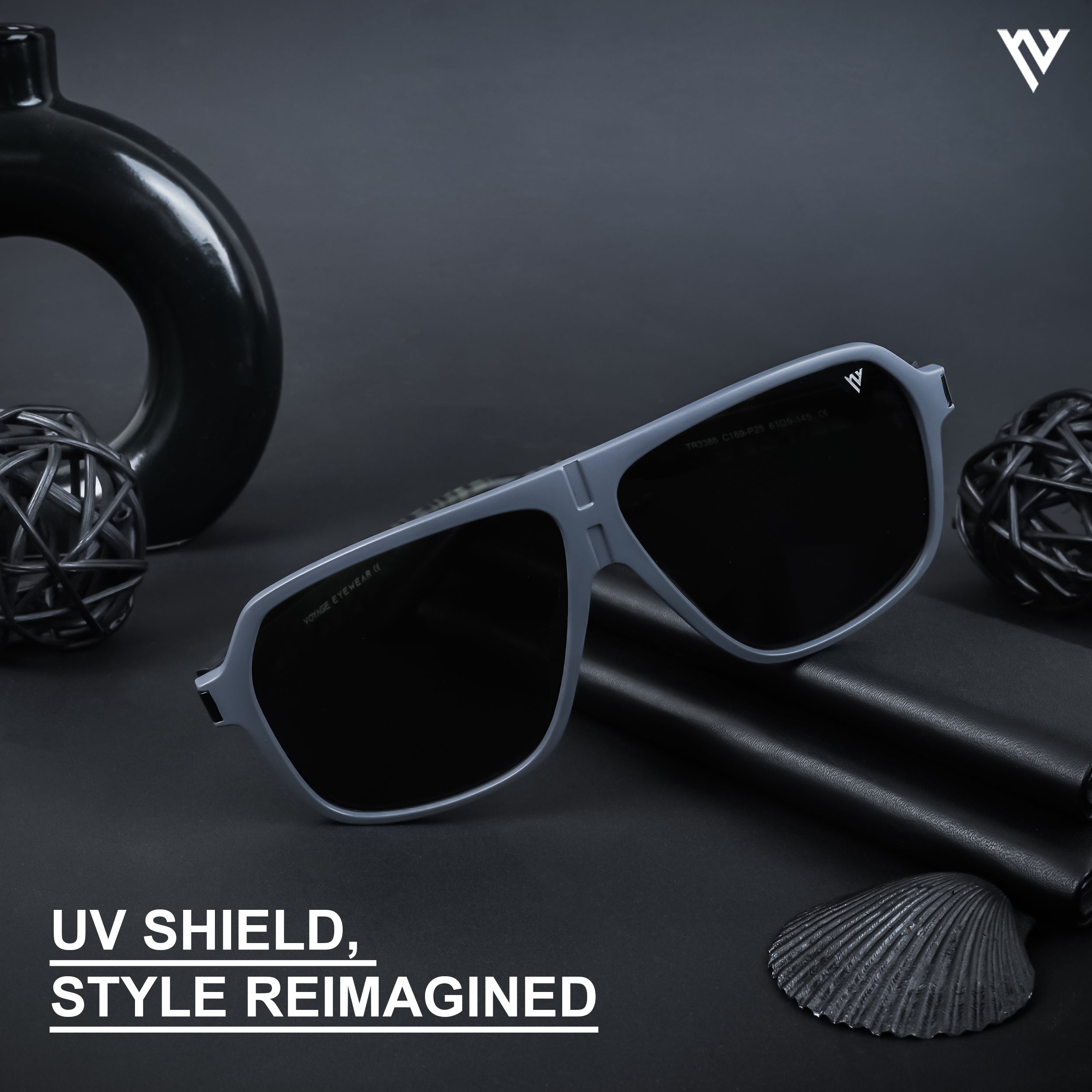 Wayfarer Green Polarized Sunglasses - PMG4575