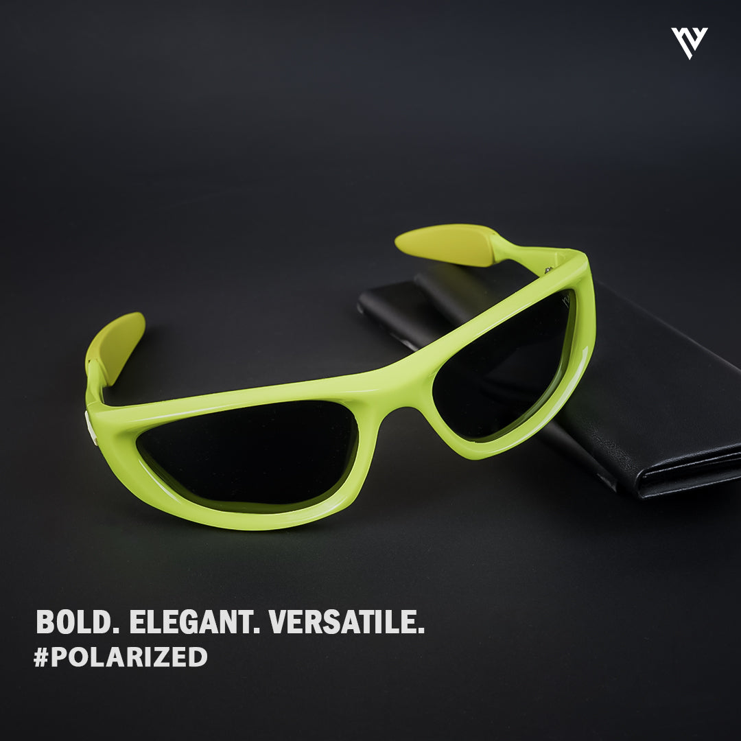 Echelon | Black Polarized Wrap Around Sunglasses - PMG4019