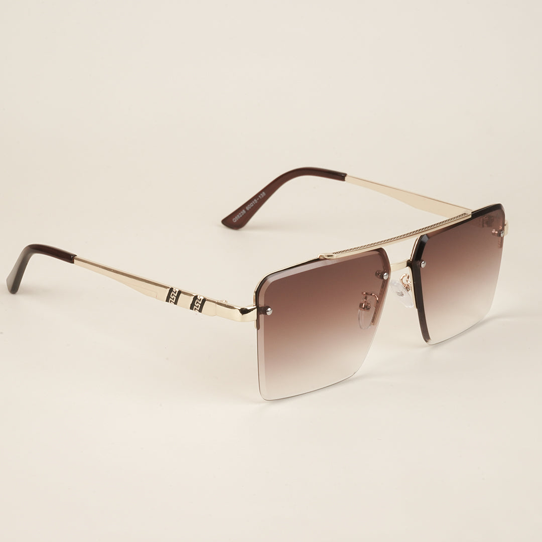 Voyage Brown & Clear Wayfarer Sunglasses for Men & Women - MG4161