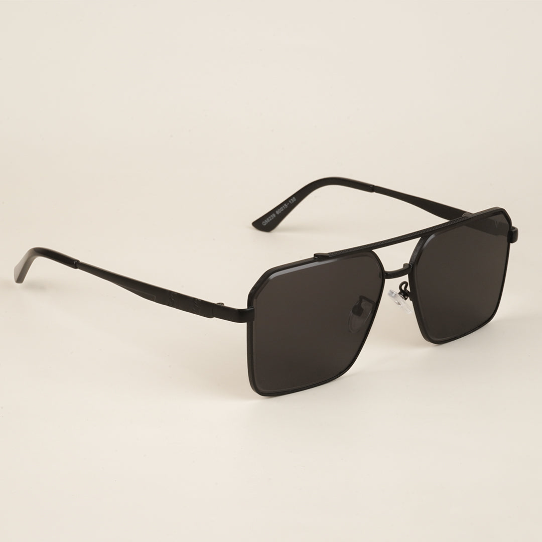 Voyage Black Wayfarer Sunglasses for Men & Women - MG4167