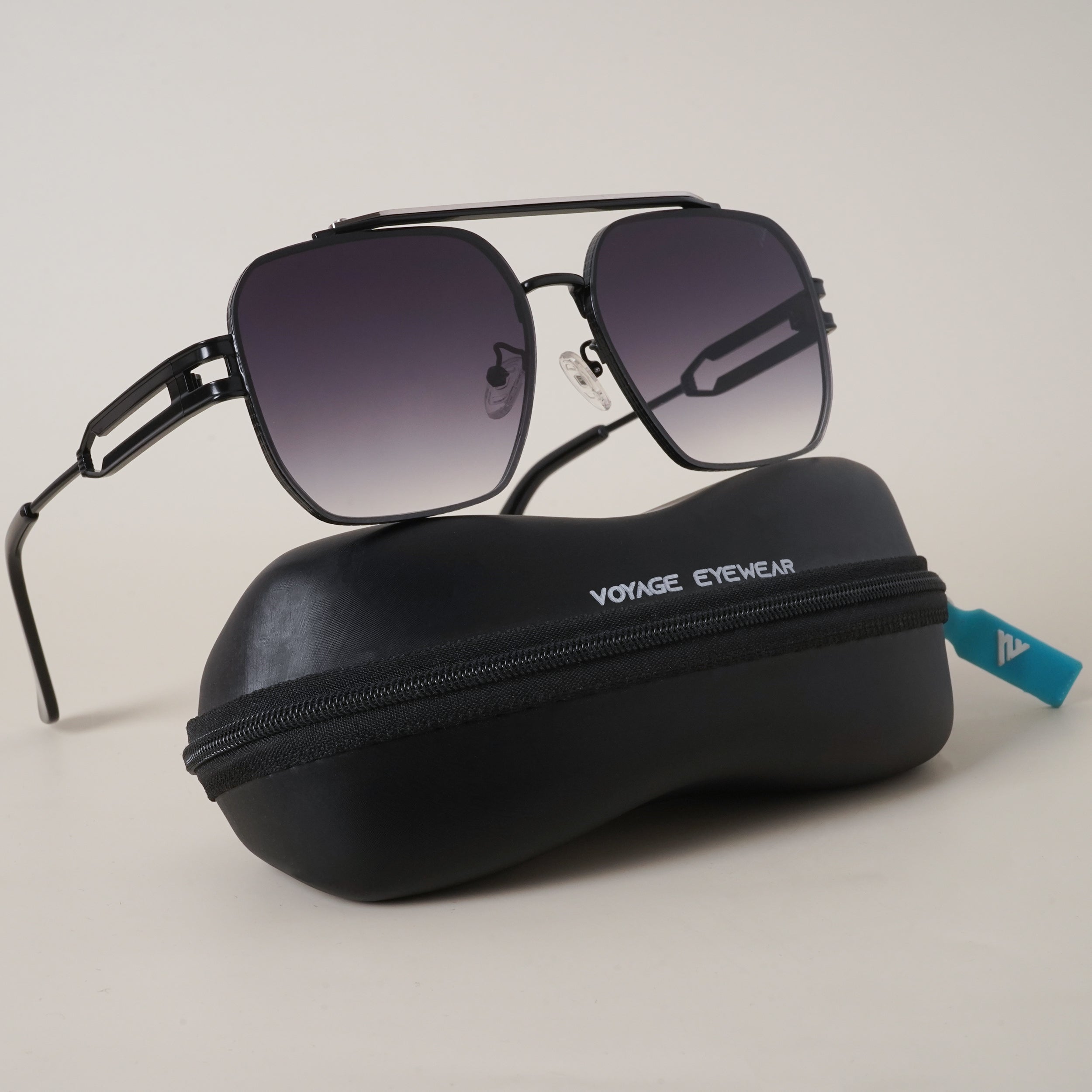 Voyage Black Gradient Wayfarer Sunglasses - MG3736