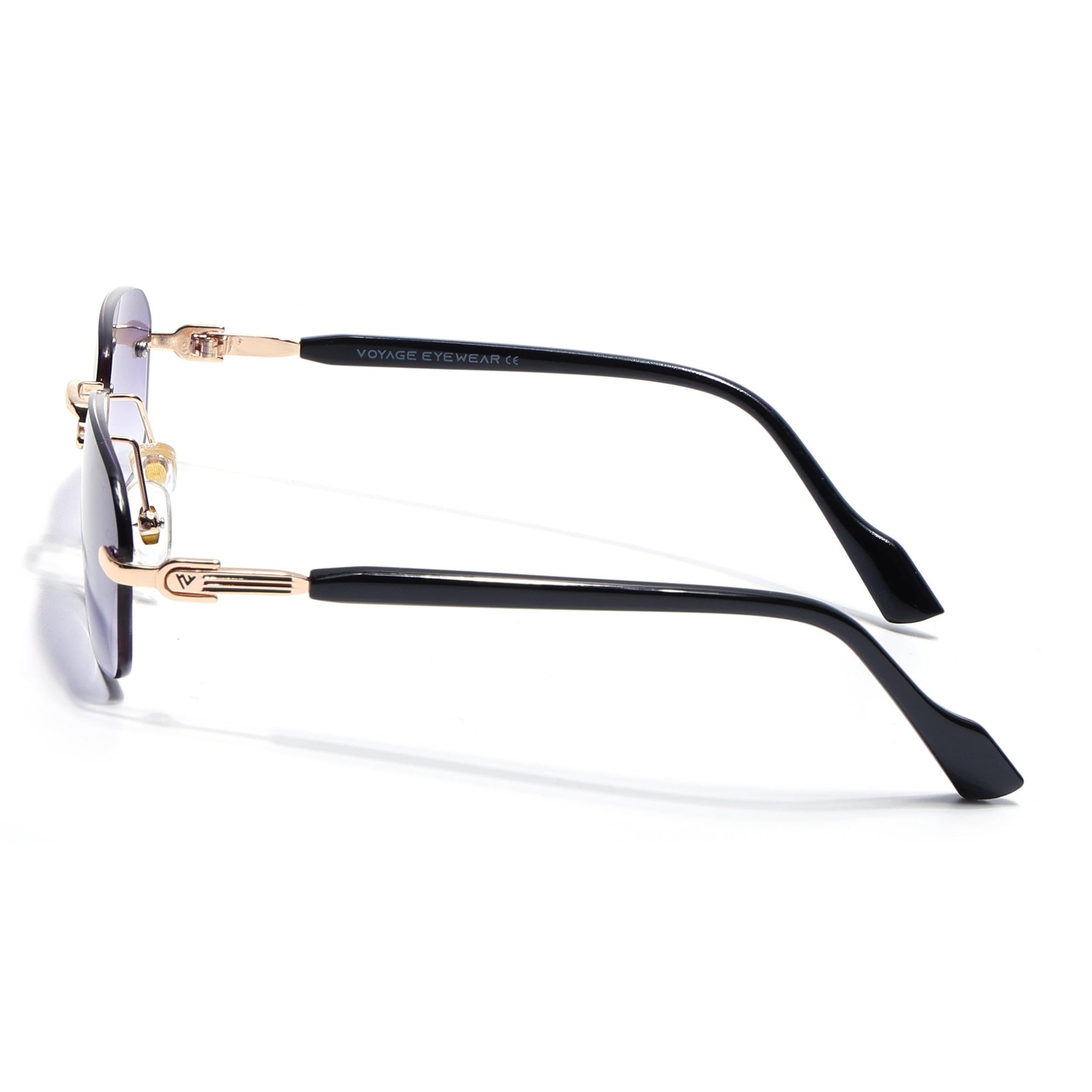 Satan | Violet Rimless Sunglasses | Golden Frame - MG6619