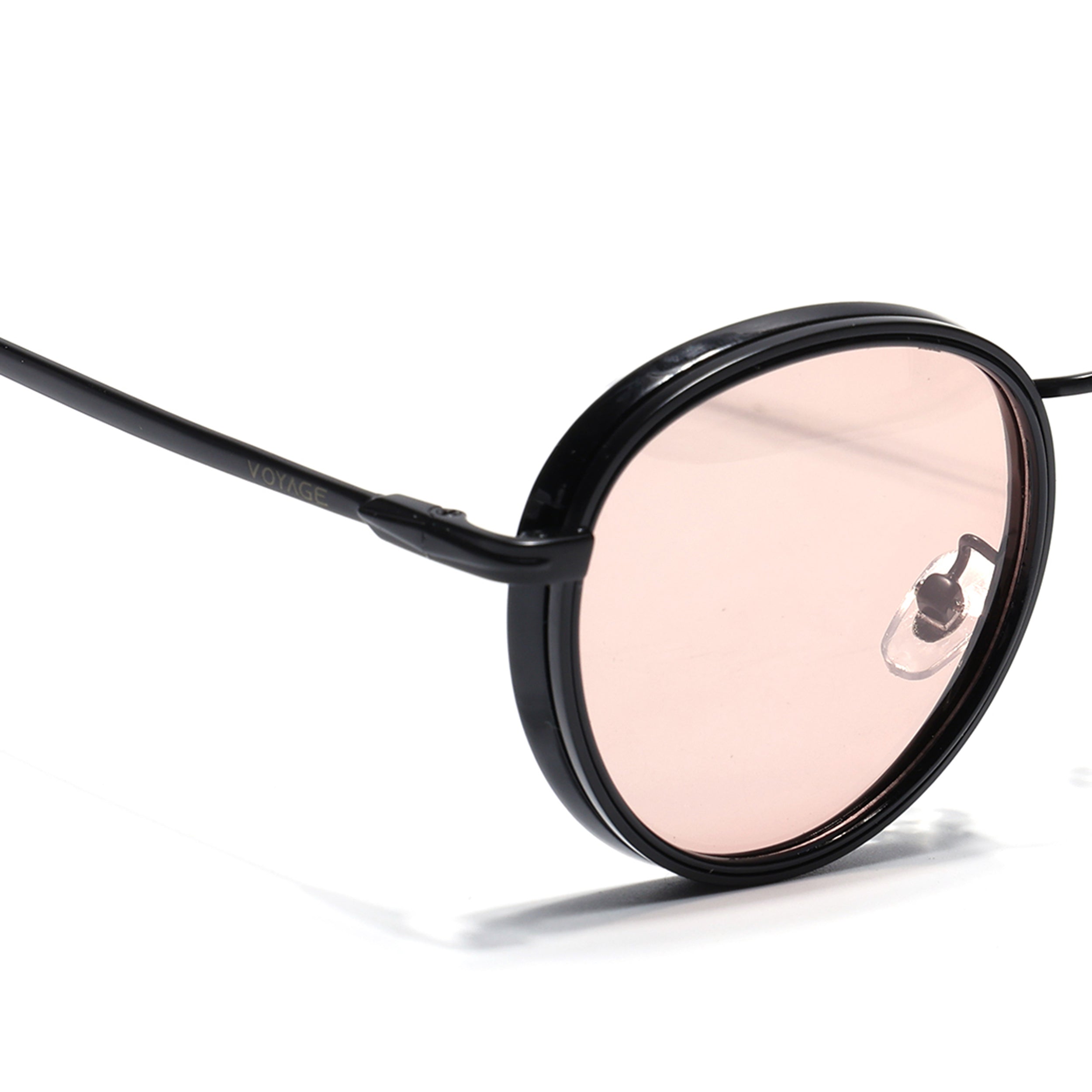 Captain | Brown Round Polarized Sunglasses - PMG7253