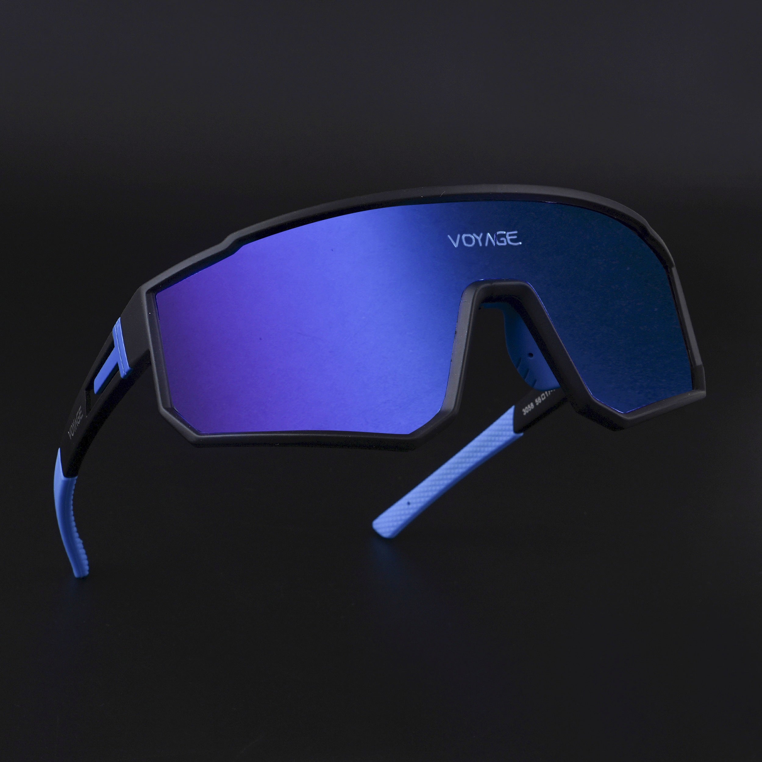 Drift Sunglasses (Multicolor Lens | Black Frame - PMG6055)