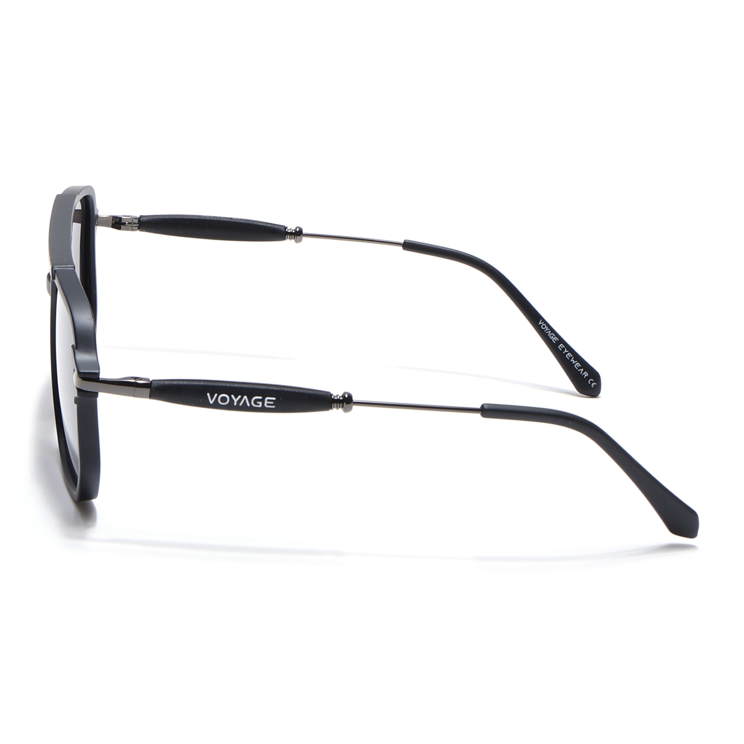 Wayfarer Polarized Sunglasses (Matt Black Lens | Black Frame - PMG5441)