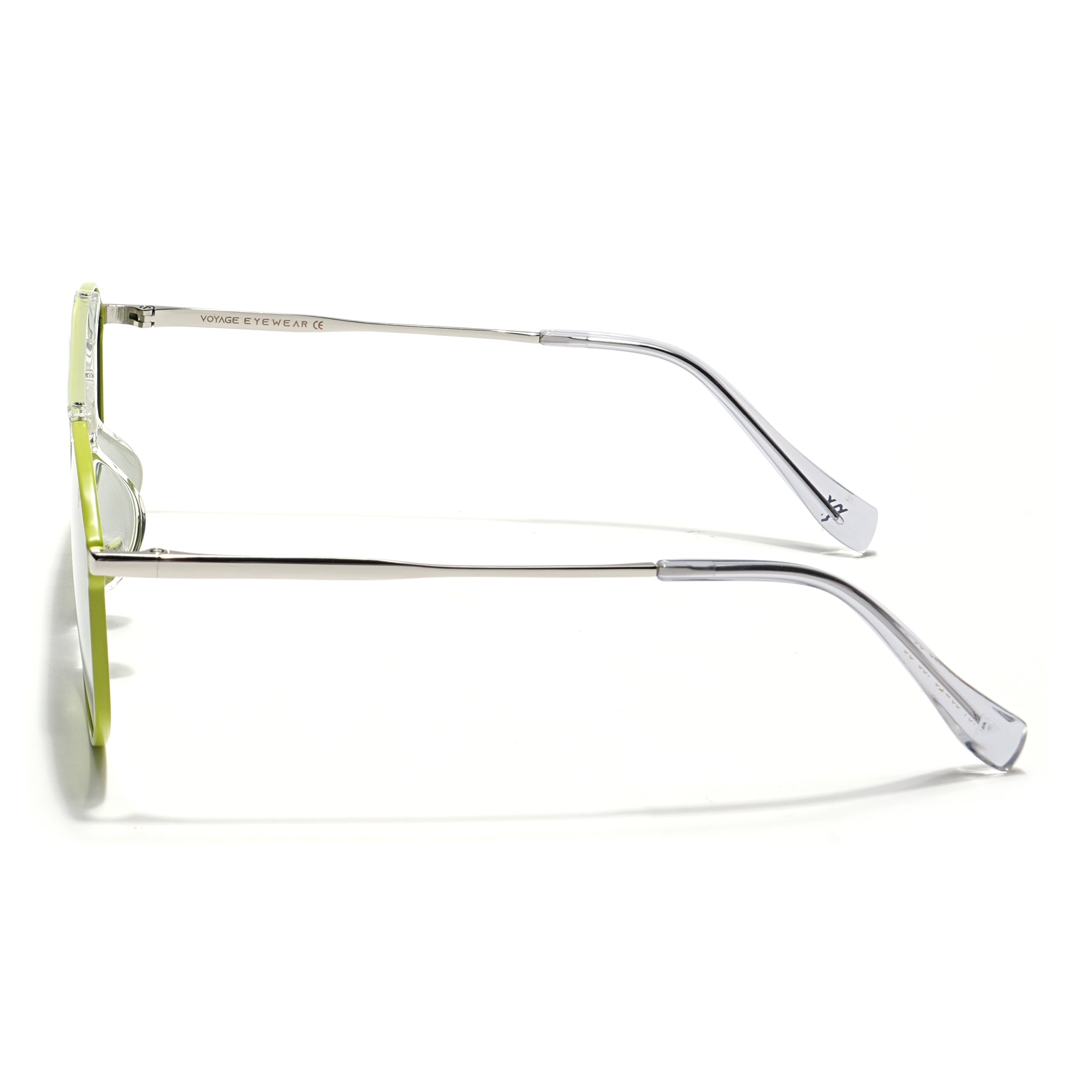 Voyage Select Wayfarer Sunglasses (Green Lens | Green & Transparent Frame - SLPMG6280)