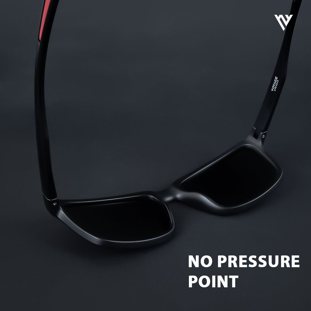 Terra | Wayfarer Matt Black Polarized Wayfarer Sunglasses - PMG3963