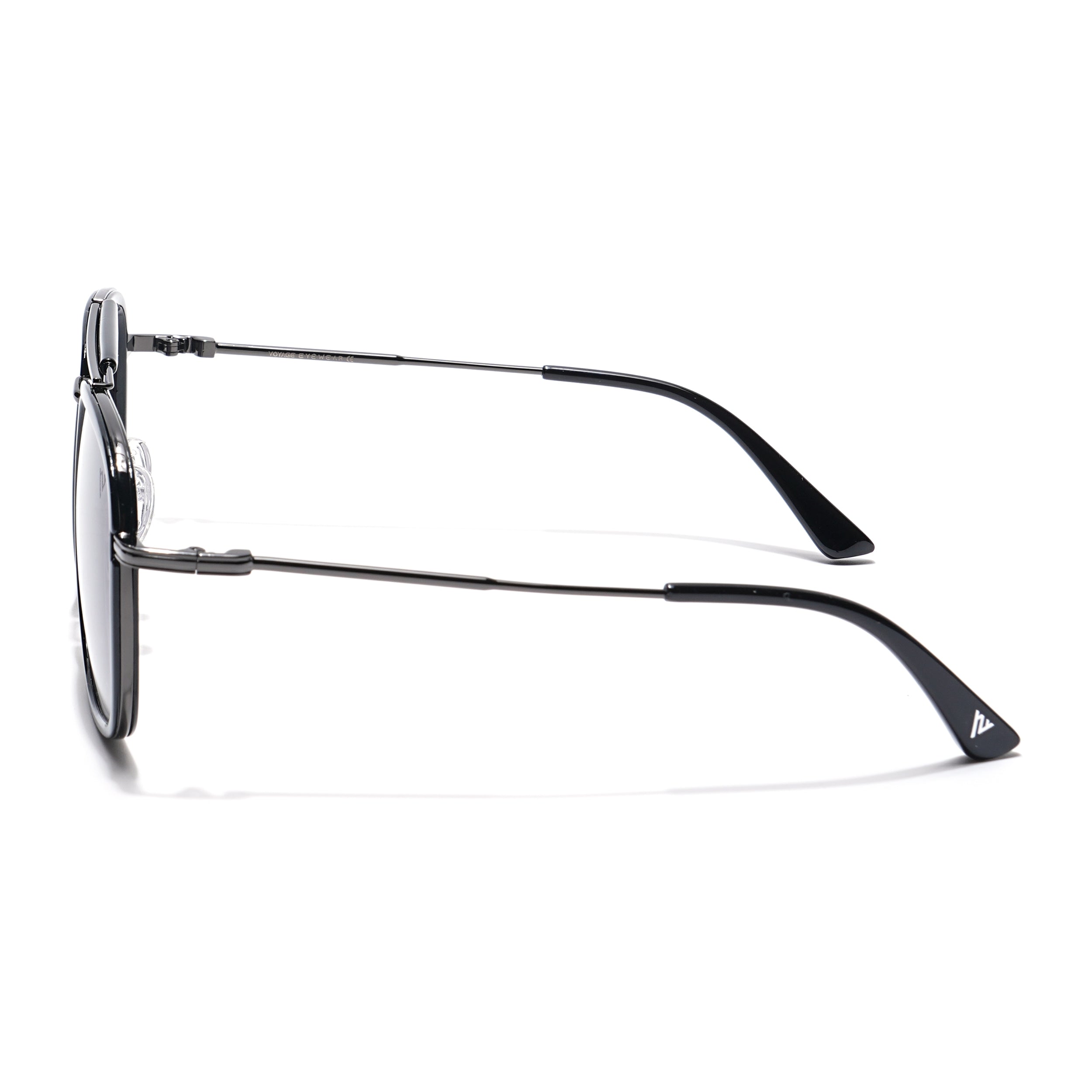 Voyage Select Wayfarer Sunglasses (Purple & Clear Lens | Black & Grey Frame - SLPMG6256)