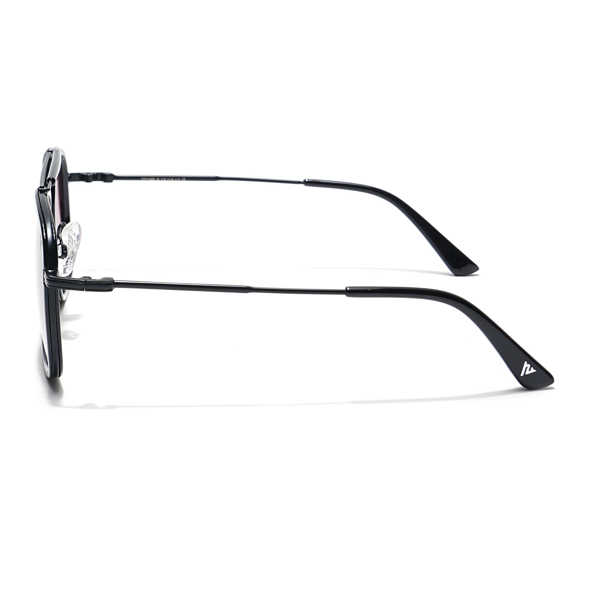 Voyage Select Wayfarer Sunglasses (Light Pink & Clear Lens | Black Frame - SLPMG6258)