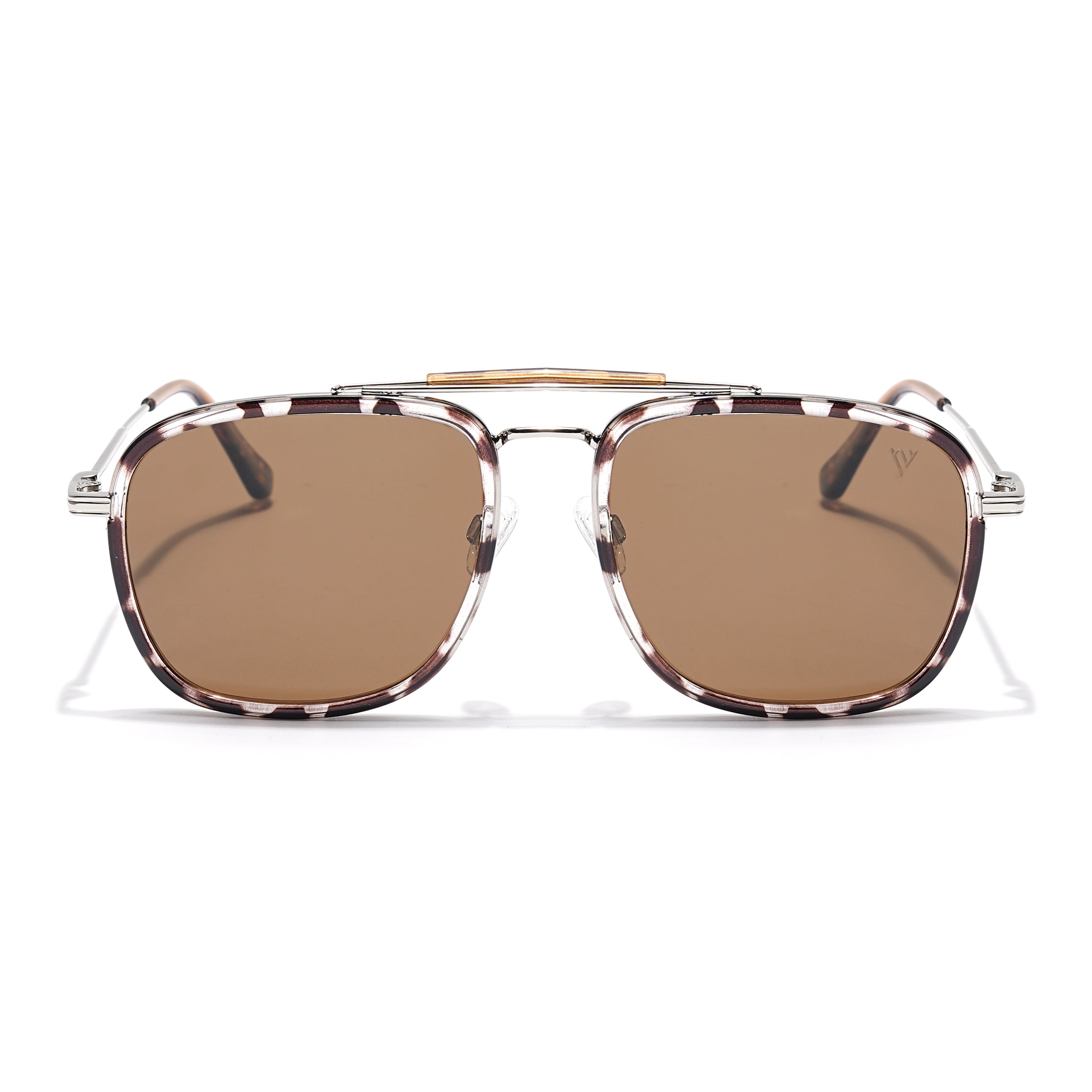 Voyage Select Wayfarer Sunglasses (Brown Lens | Demi Brown & Transparent Frame - SLPMG6260)