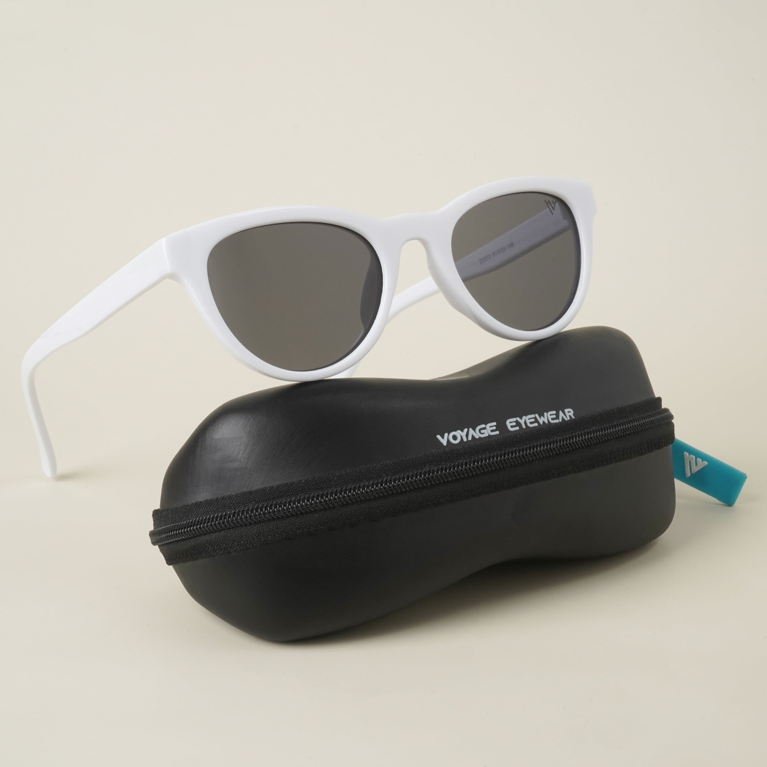 Voyage Grey Oval UV Protection Sunglasses for Women (3372MG4080)