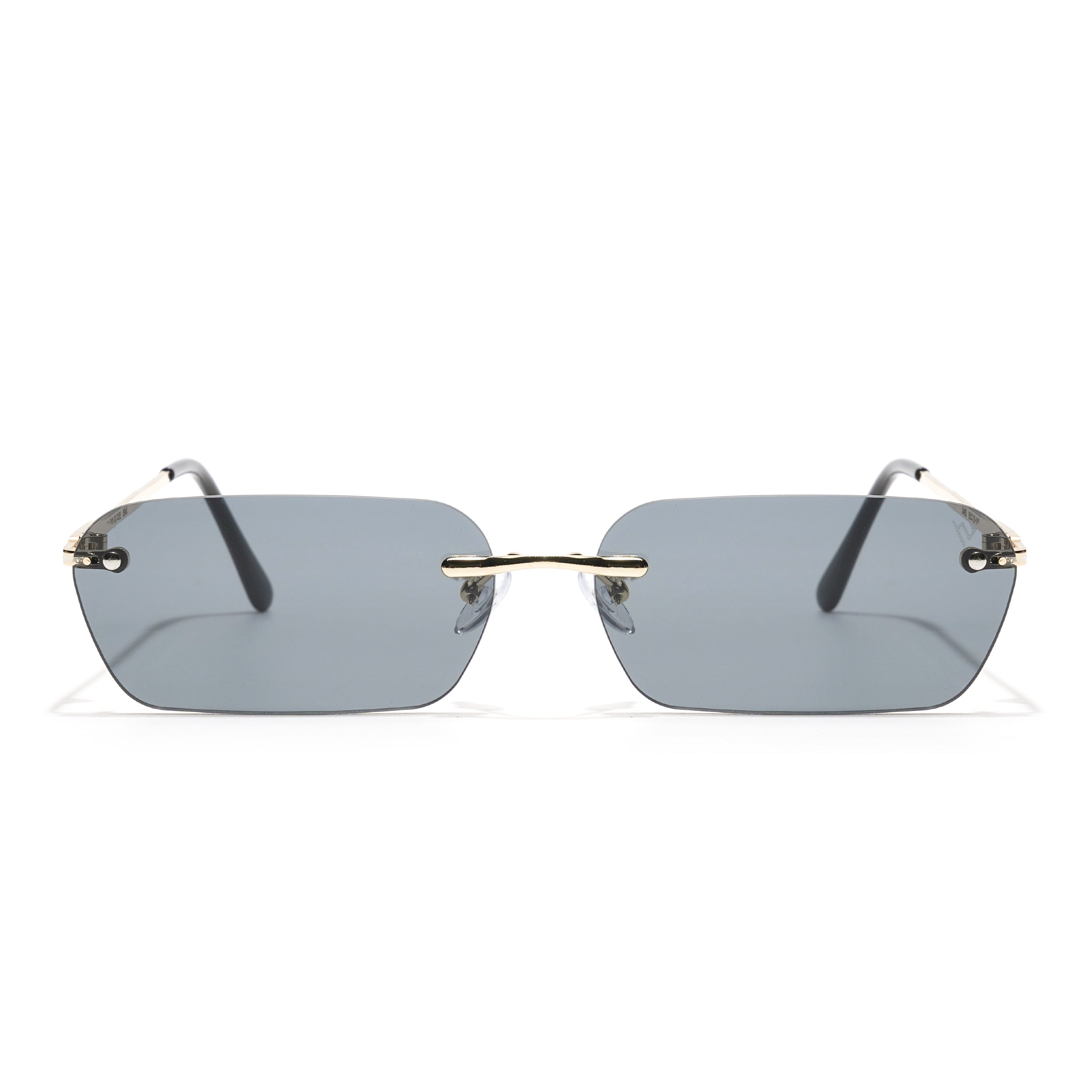 Underdog | Black Rimless Rectangle Sunglasses MG3786