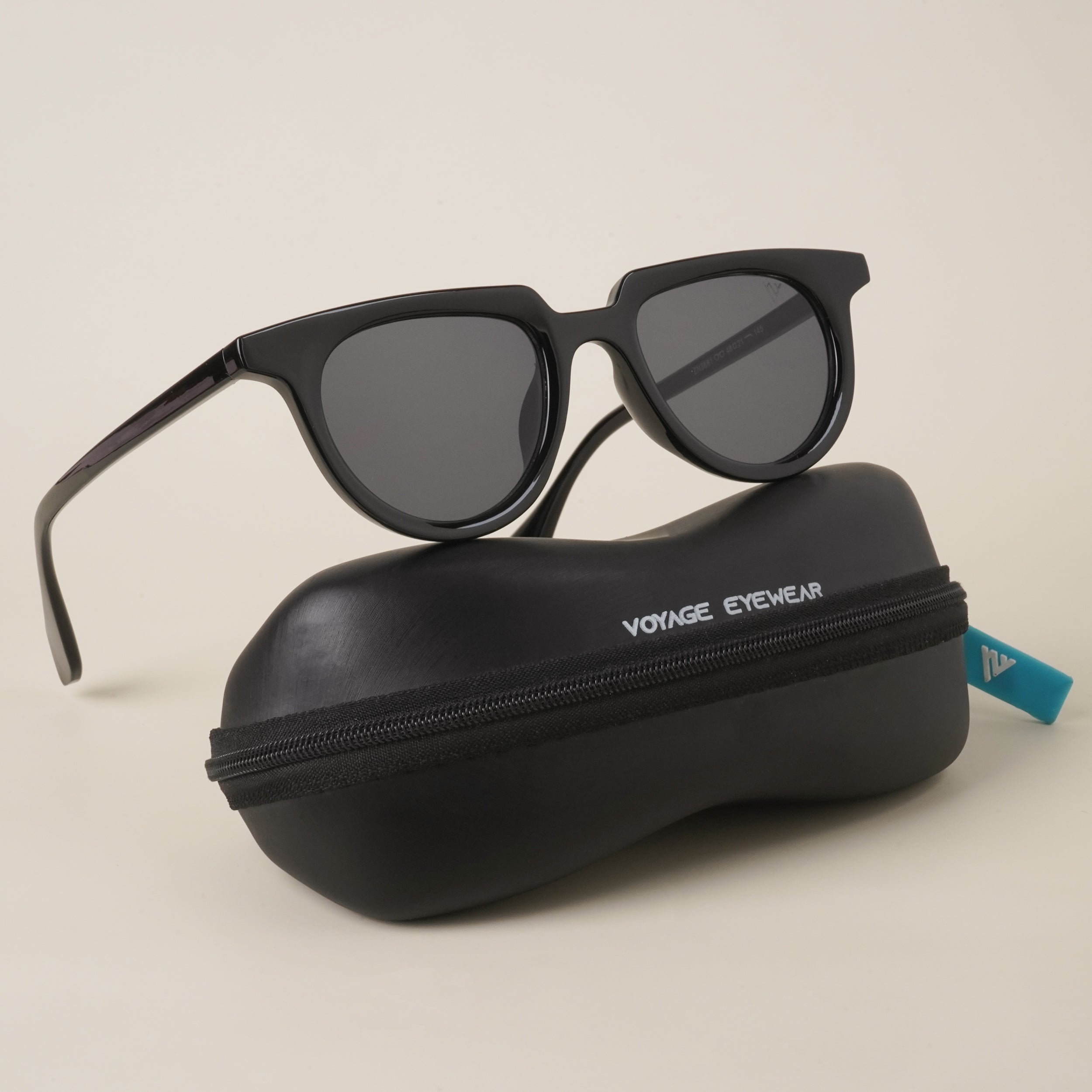 Voyage Grey Oval Sunglasses for Men & Women (3681MG4092)
