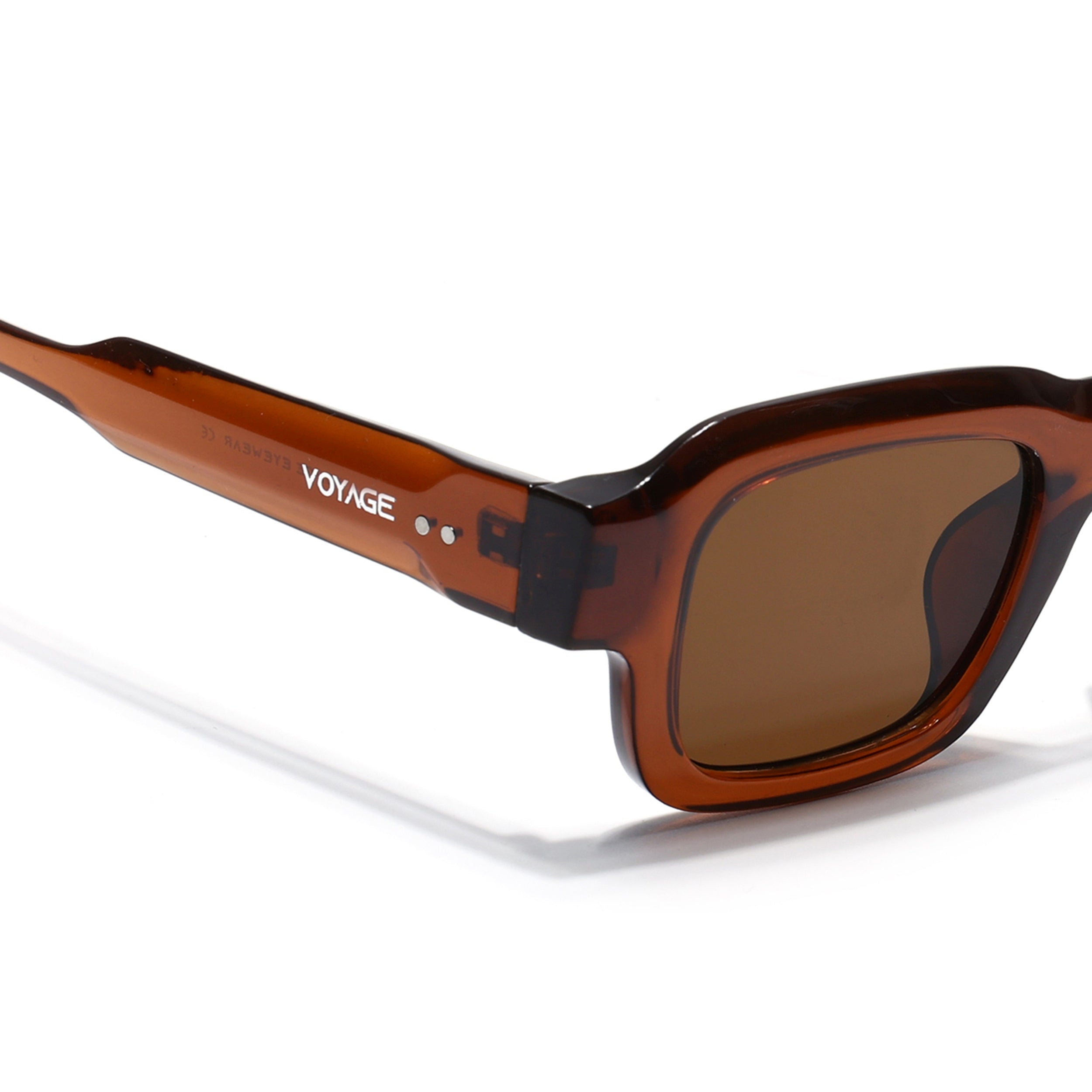 Noir | Brown Square Sunglasses for Men & Women | MG7157
