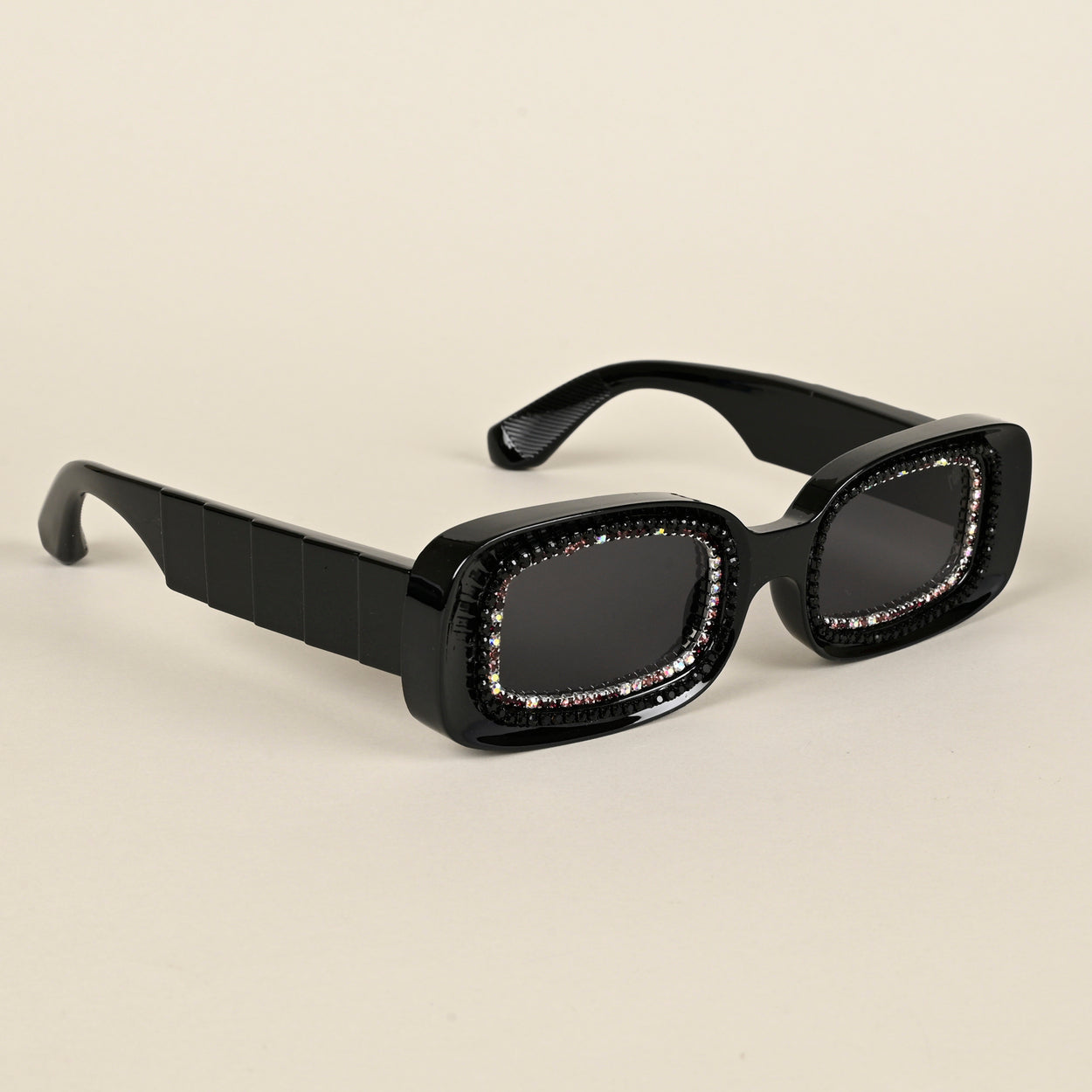 Voyage Black Oval Sunglasses for Women (3913MG4359)