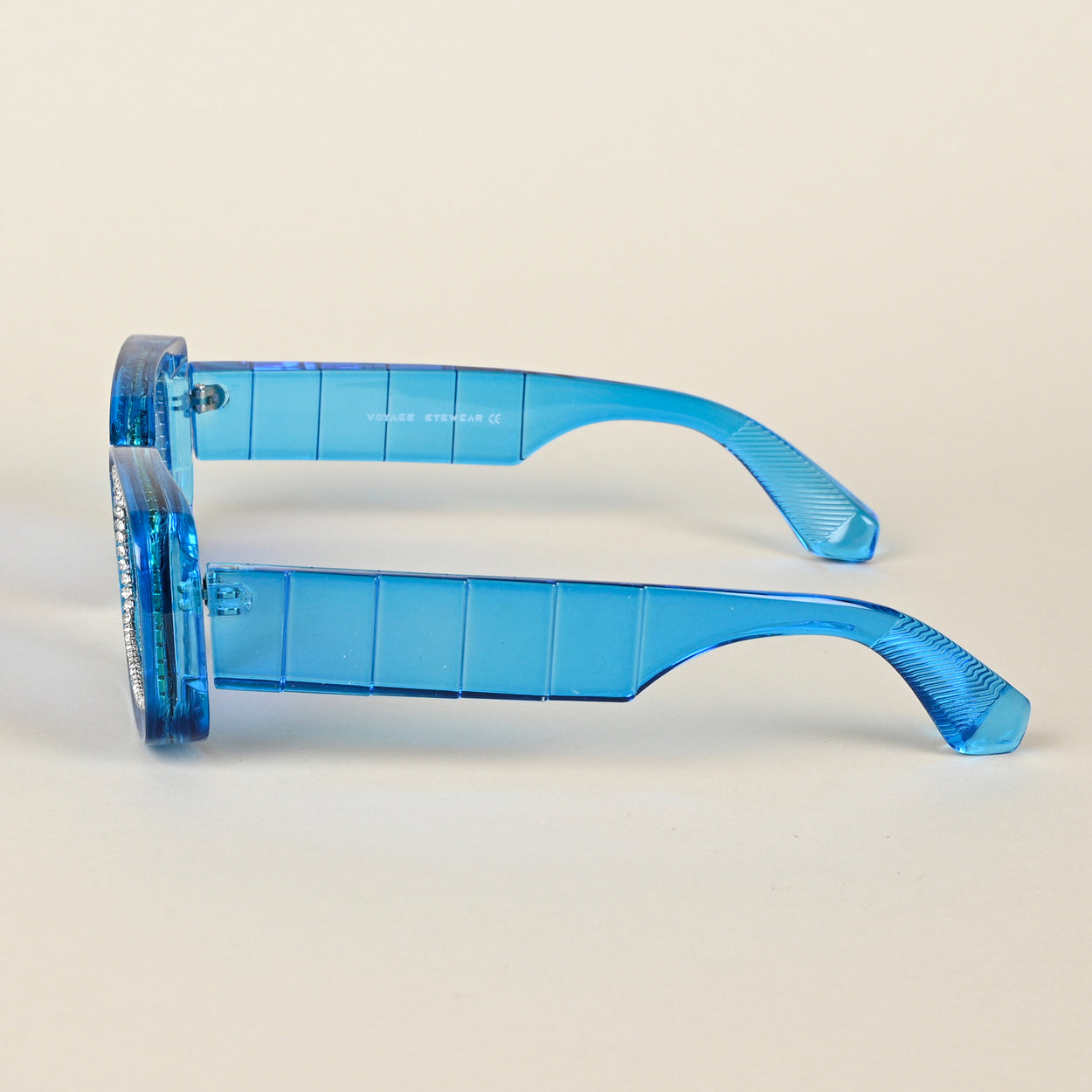 Voyage Blue Oval Sunglasses for Women (3913MG4361)
