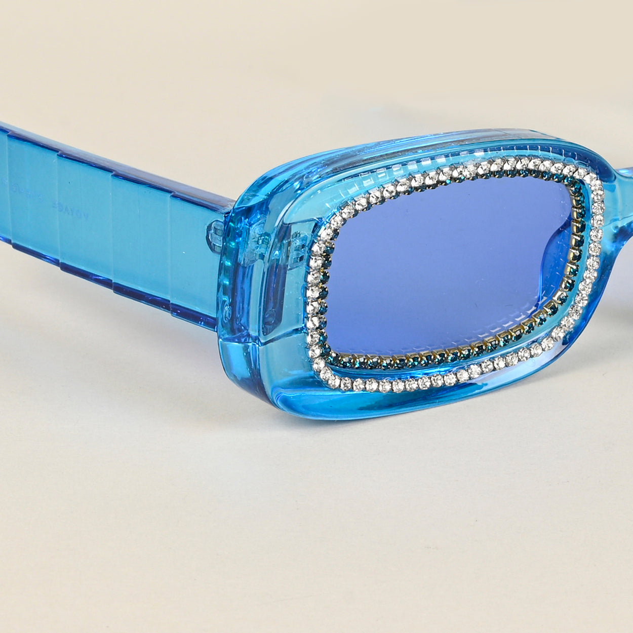Voyage Blue Oval Sunglasses for Women (3913MG4361)