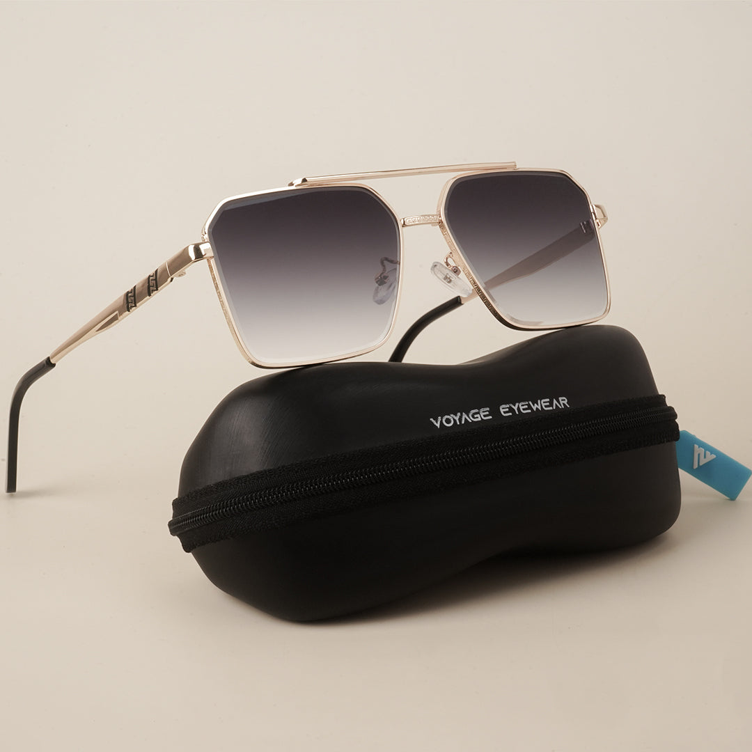 Voyage Grey Wayfarer Sunglasses for Men & Women - MG4168