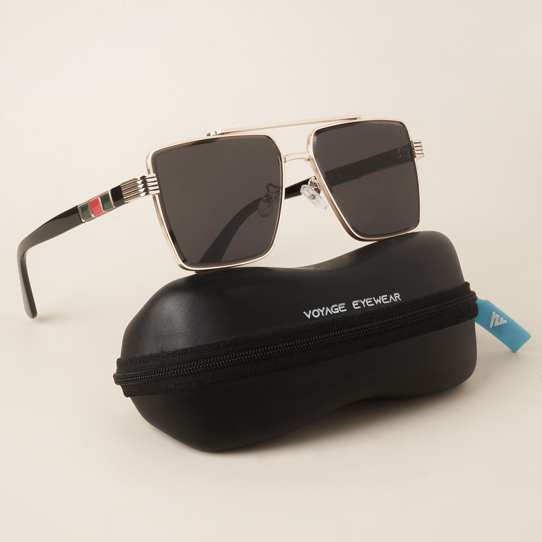 Voyage Black Wayfarer Sunglasses for Men & Women - MG4175