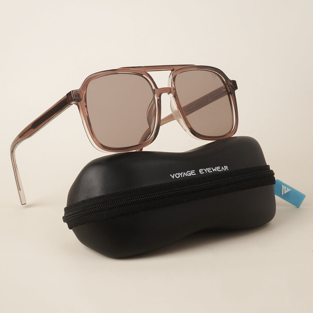Voyage Brown Wayfarer Sunglasses for Men & Women (86635MG4151)