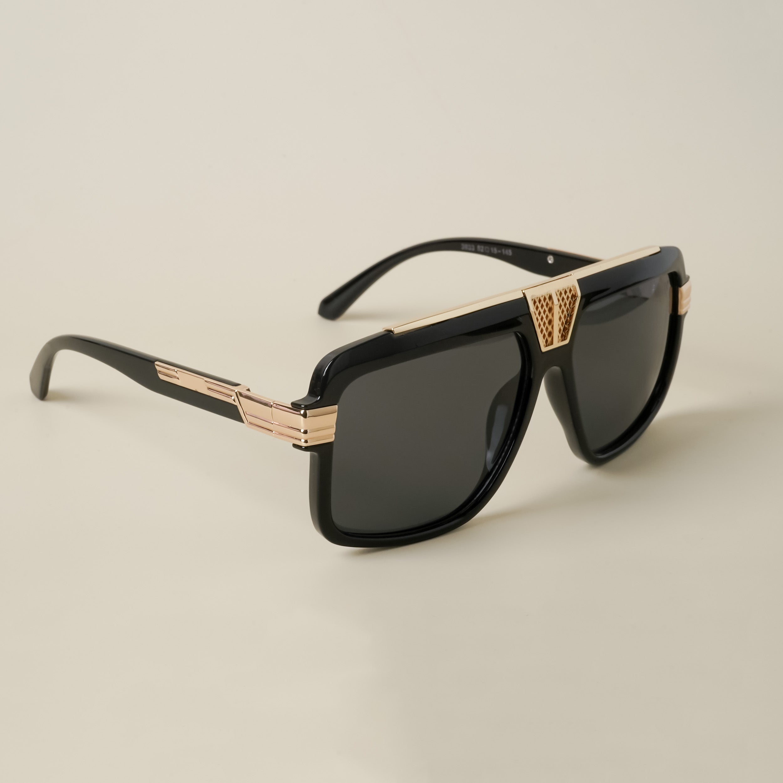 Voyage Black Over Size Sunglasses for Women - MG4763