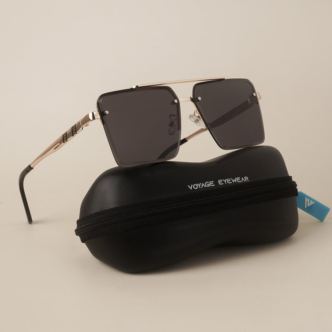 Voyage Black Wayfarer Sunglasses for Men & Women - MG4159