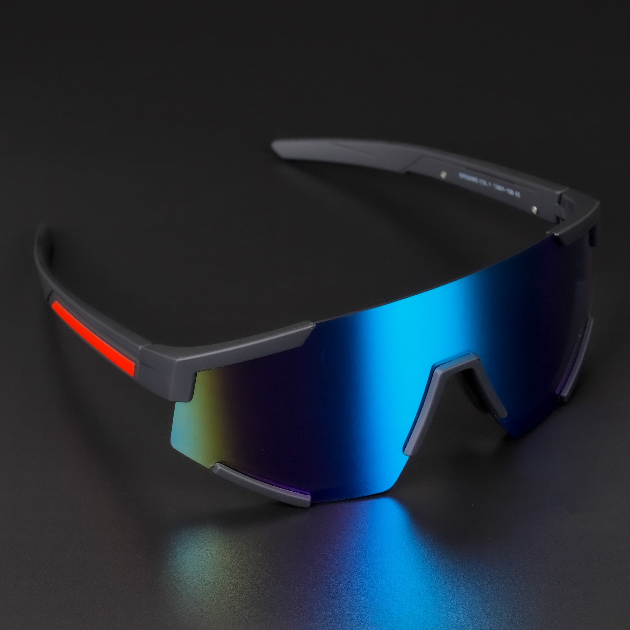 Drift Sunglasses (Multicolor Lens | Matt Black Frame - MG5219)