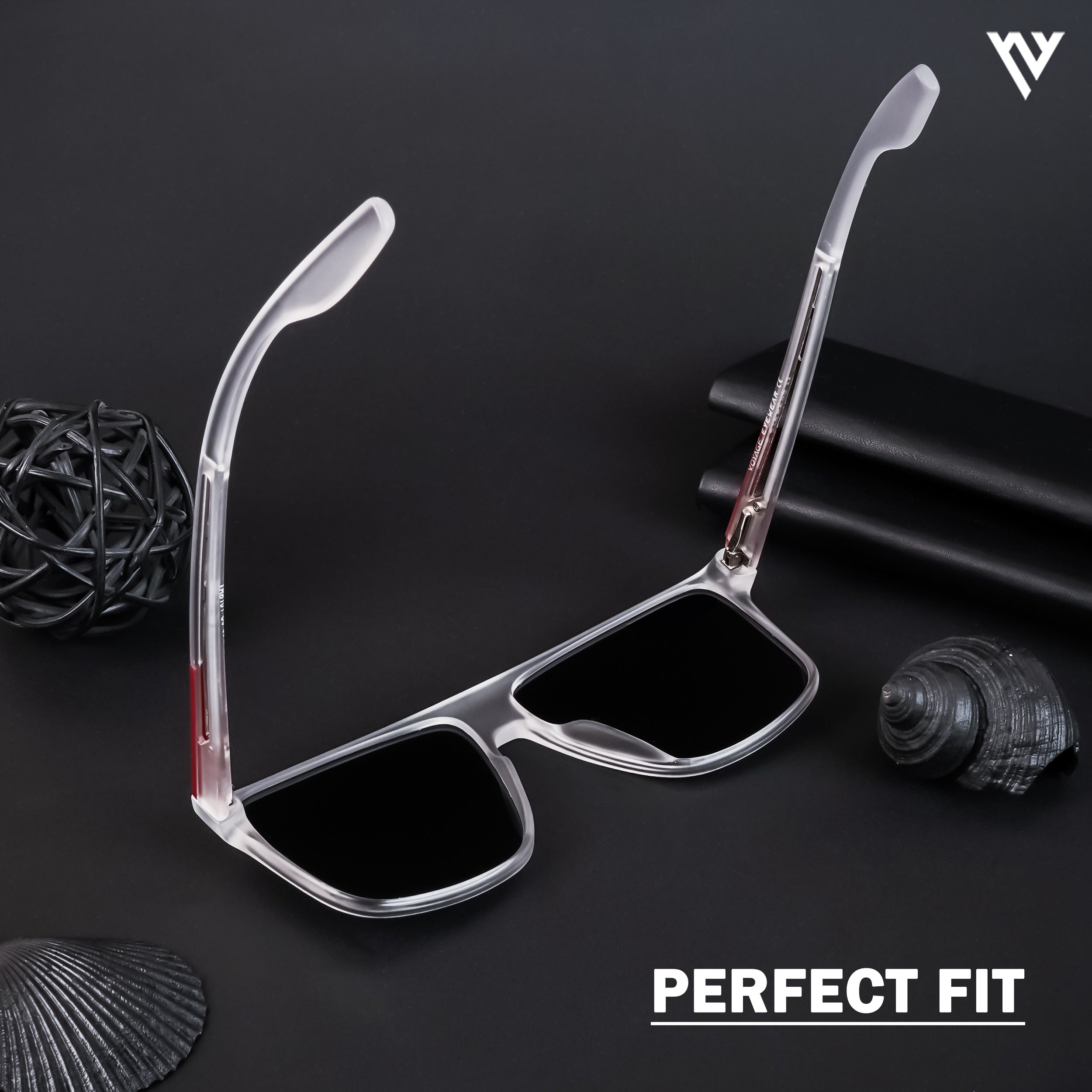 Transparent Polarized Wayfarer Sunglasses - PMG4309