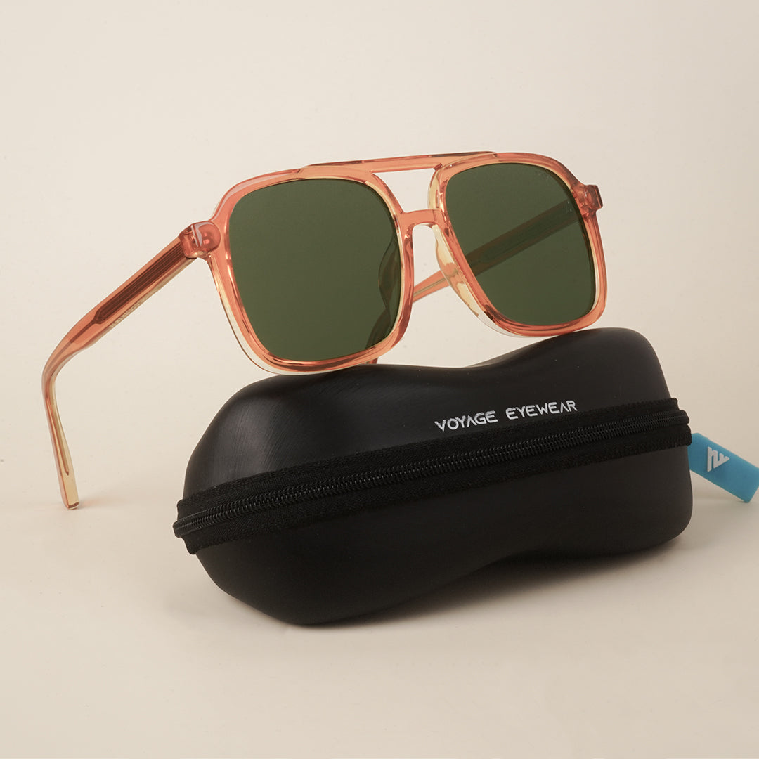 Voyage Green Wayfarer Sunglasses for Men & Women (86635MG4152)