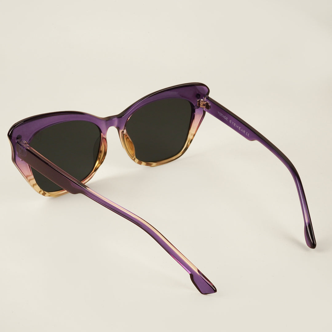Voyage Olive Cateye Sunglasses for Women (9174MG4111)