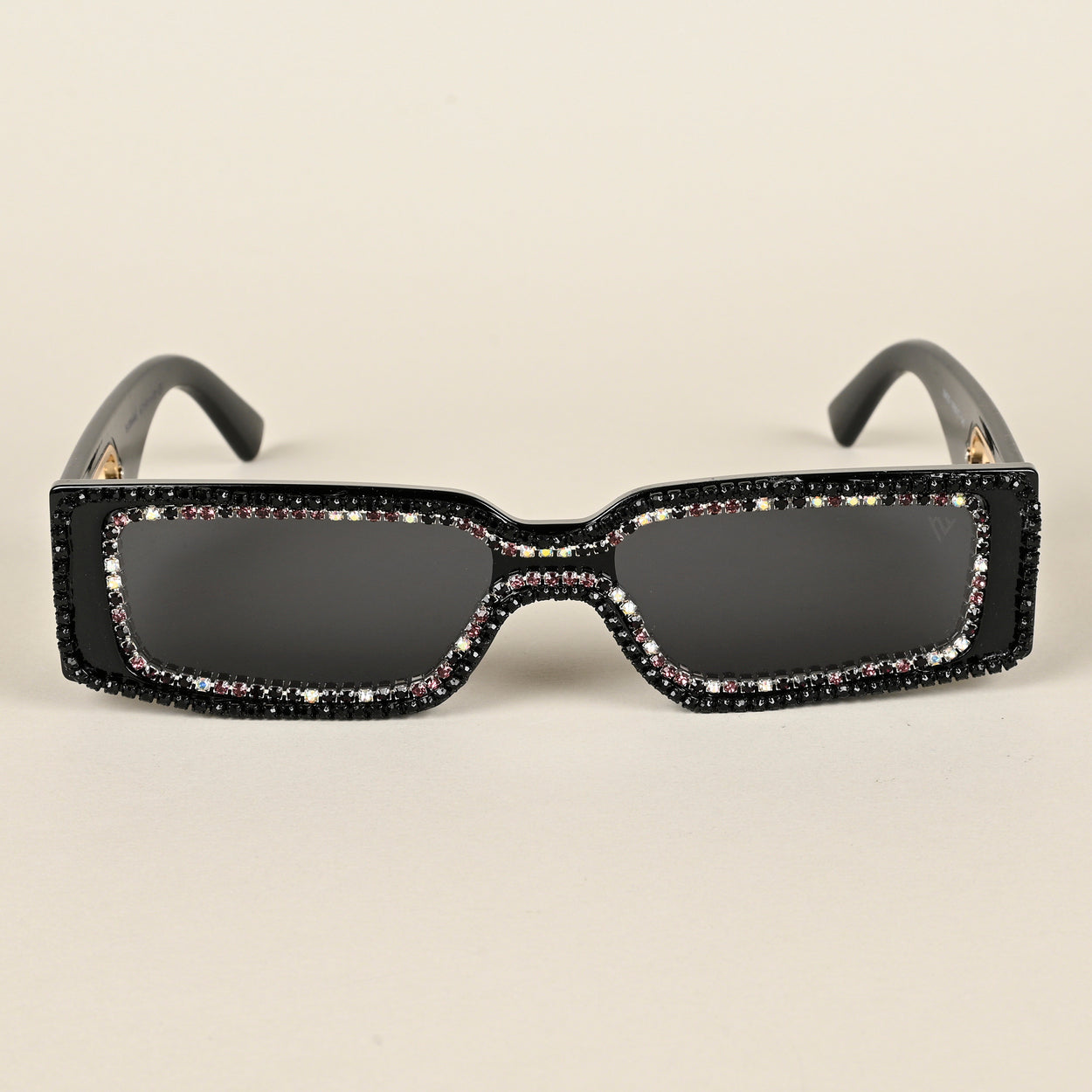 Voyage Black Rectangle Sunglasses for Men & Women - MG4362