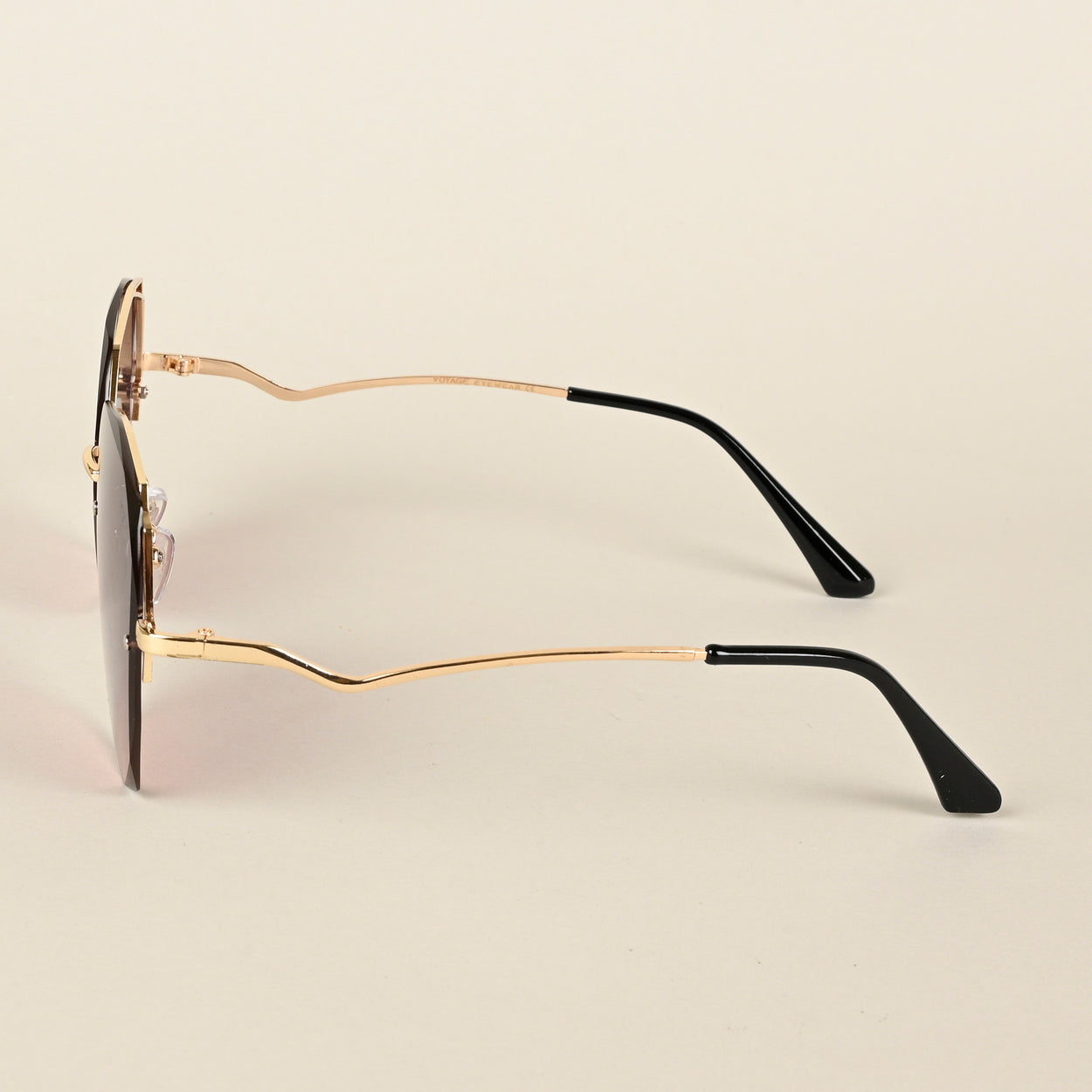 Voyage Grey & Pink Geometric Sunglasses for Women (443MG4336)