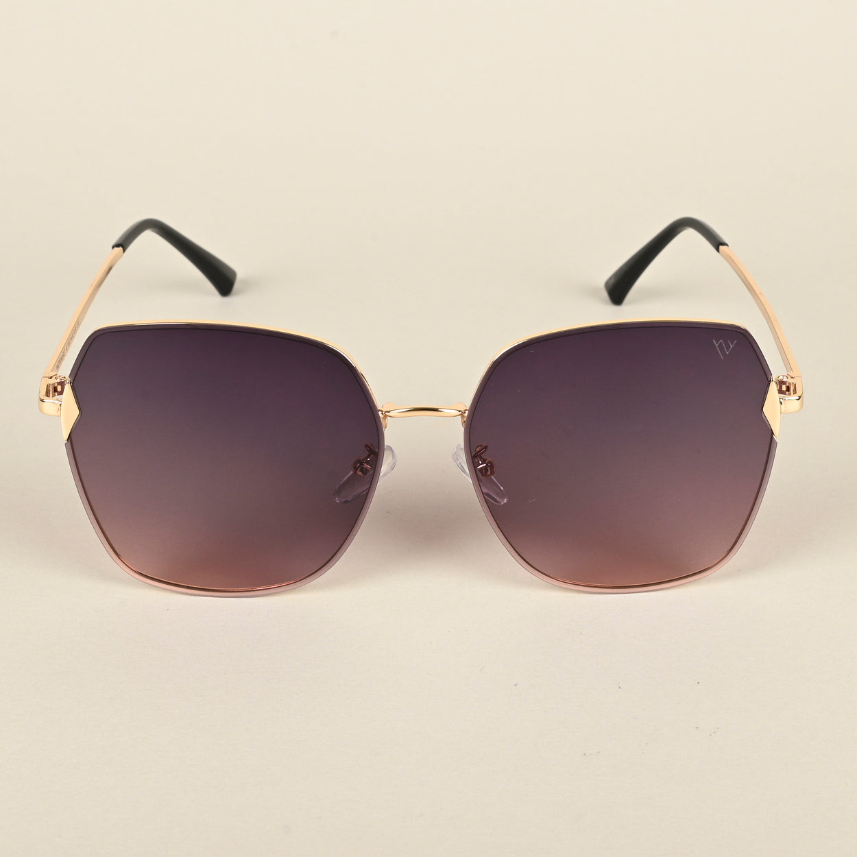 Voyage Grey & Pink Oversize Sunglasses for Women (444MG4328)