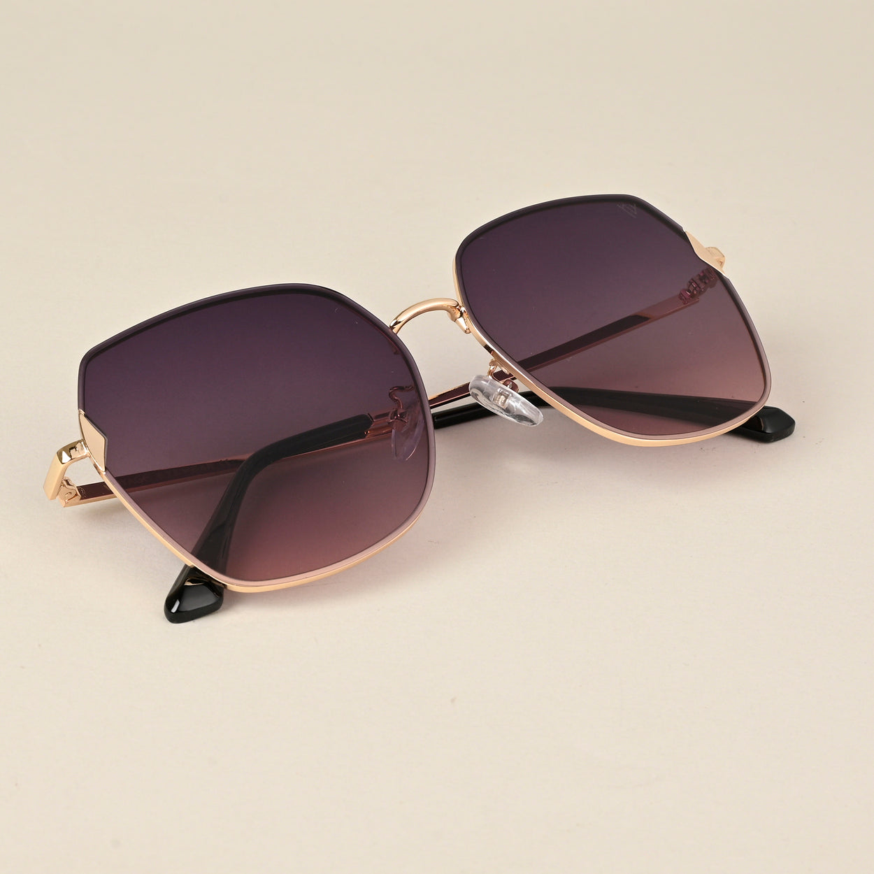 Voyage Grey & Pink Oversize Sunglasses for Women (444MG4328)
