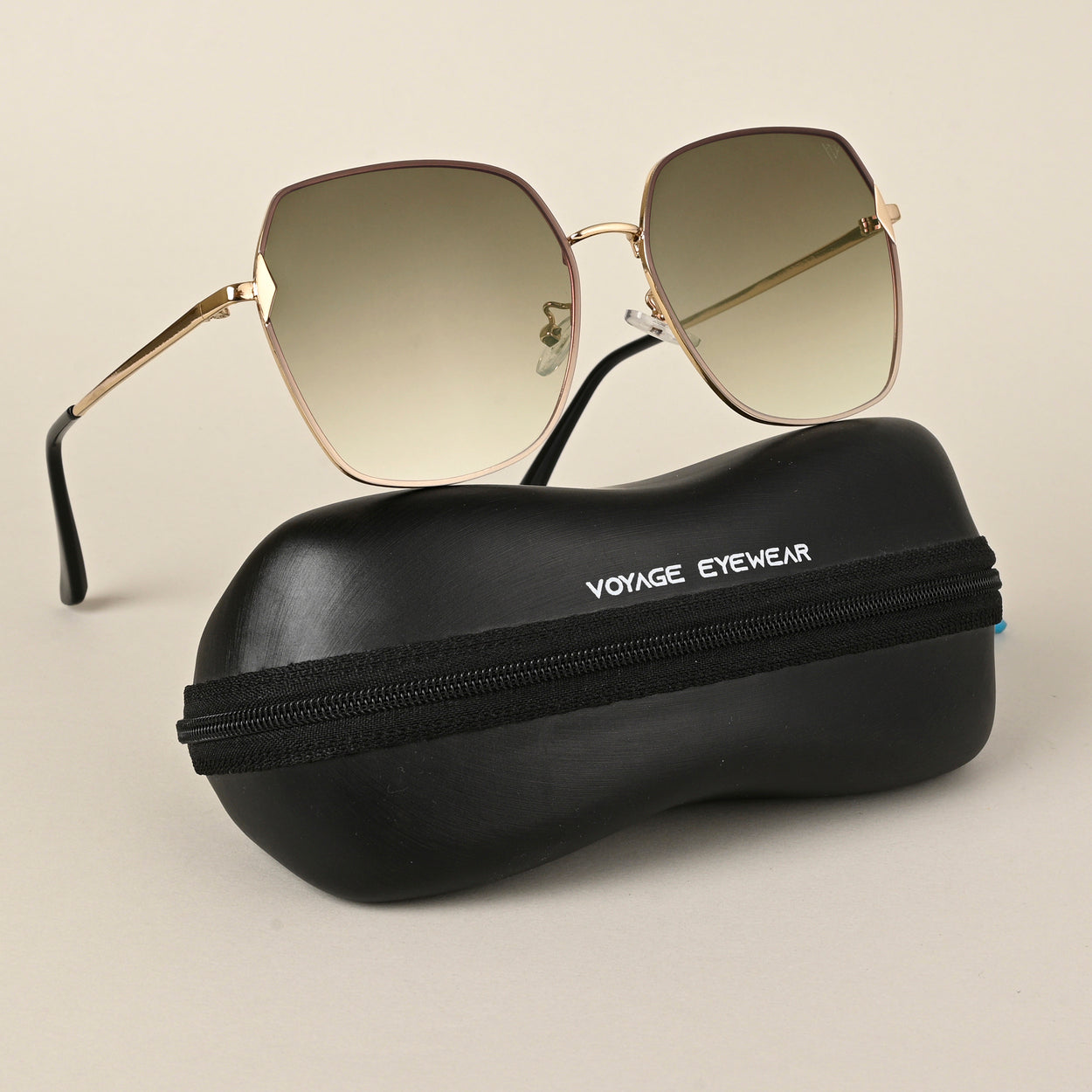 Voyage Green Oversize Sunglasses for Women (444MG4329)
