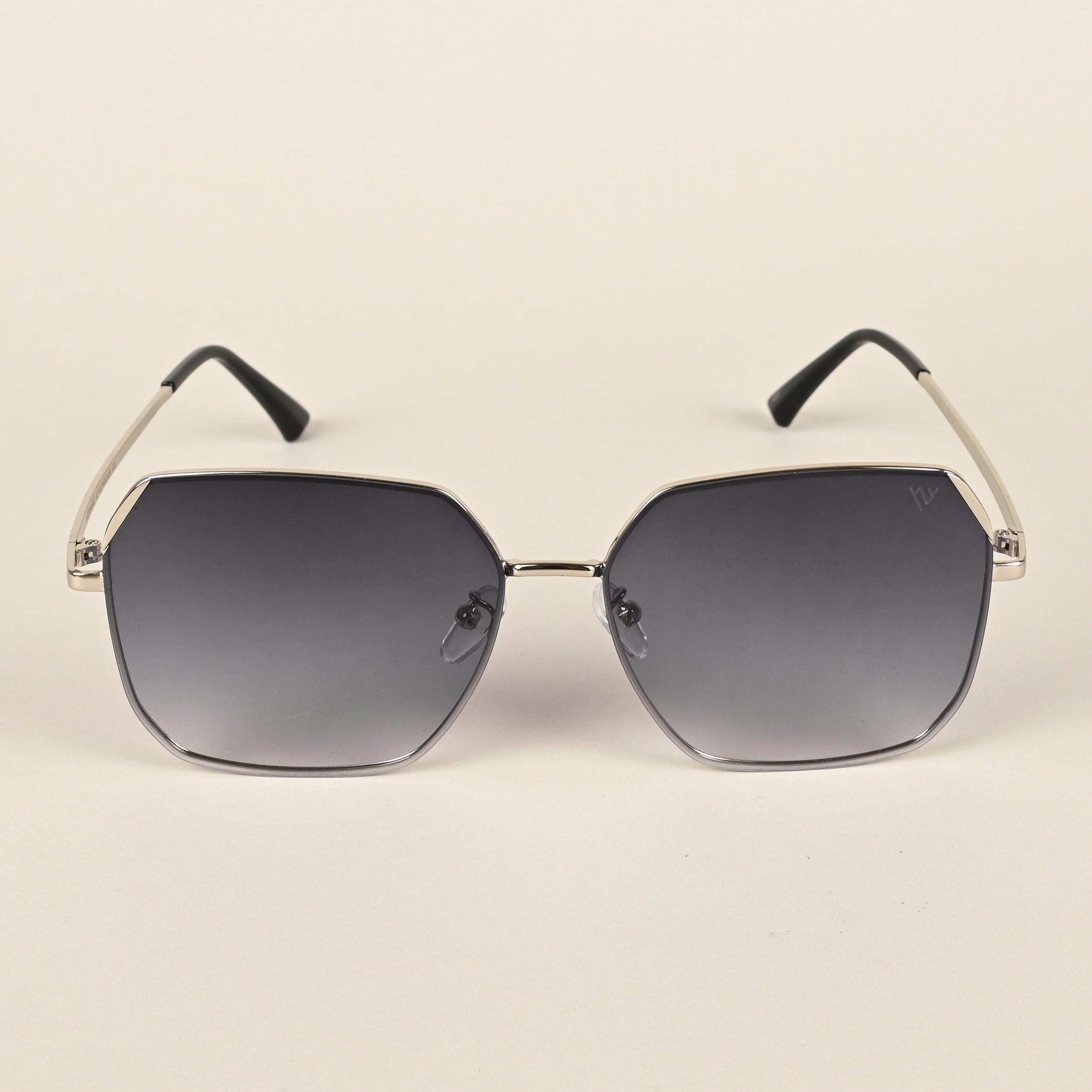 Voyage Grey Square Sunglasses for Men & Women - MG4339