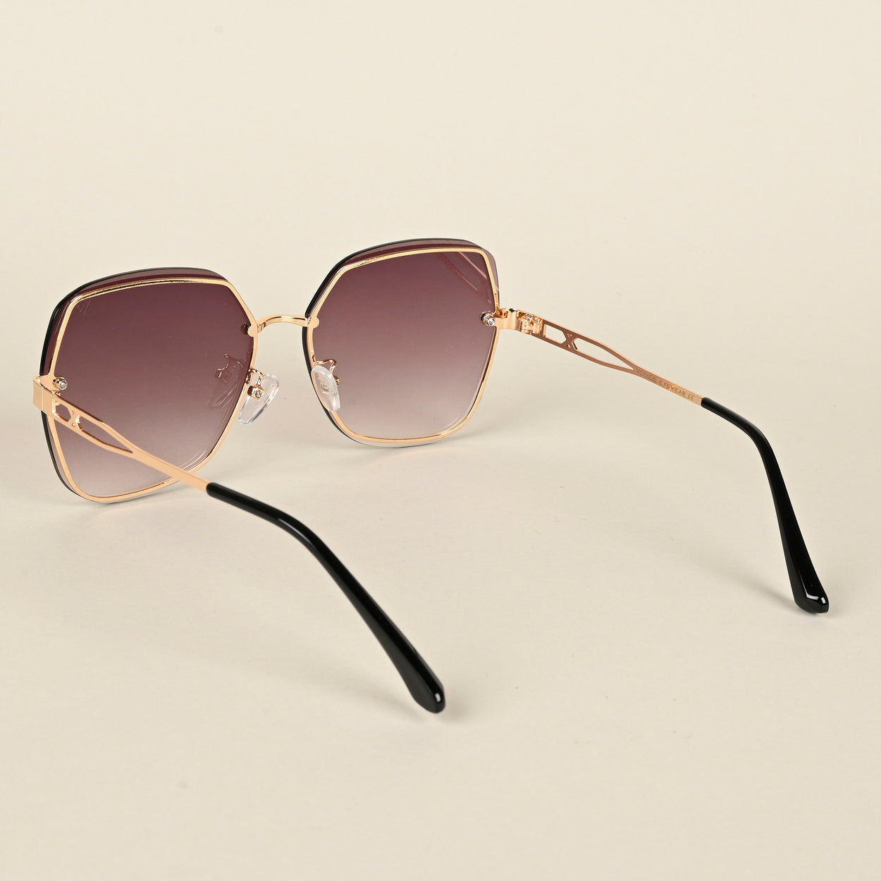 Voyage Brown Oversize Sunglasses for Women (456MG4318)