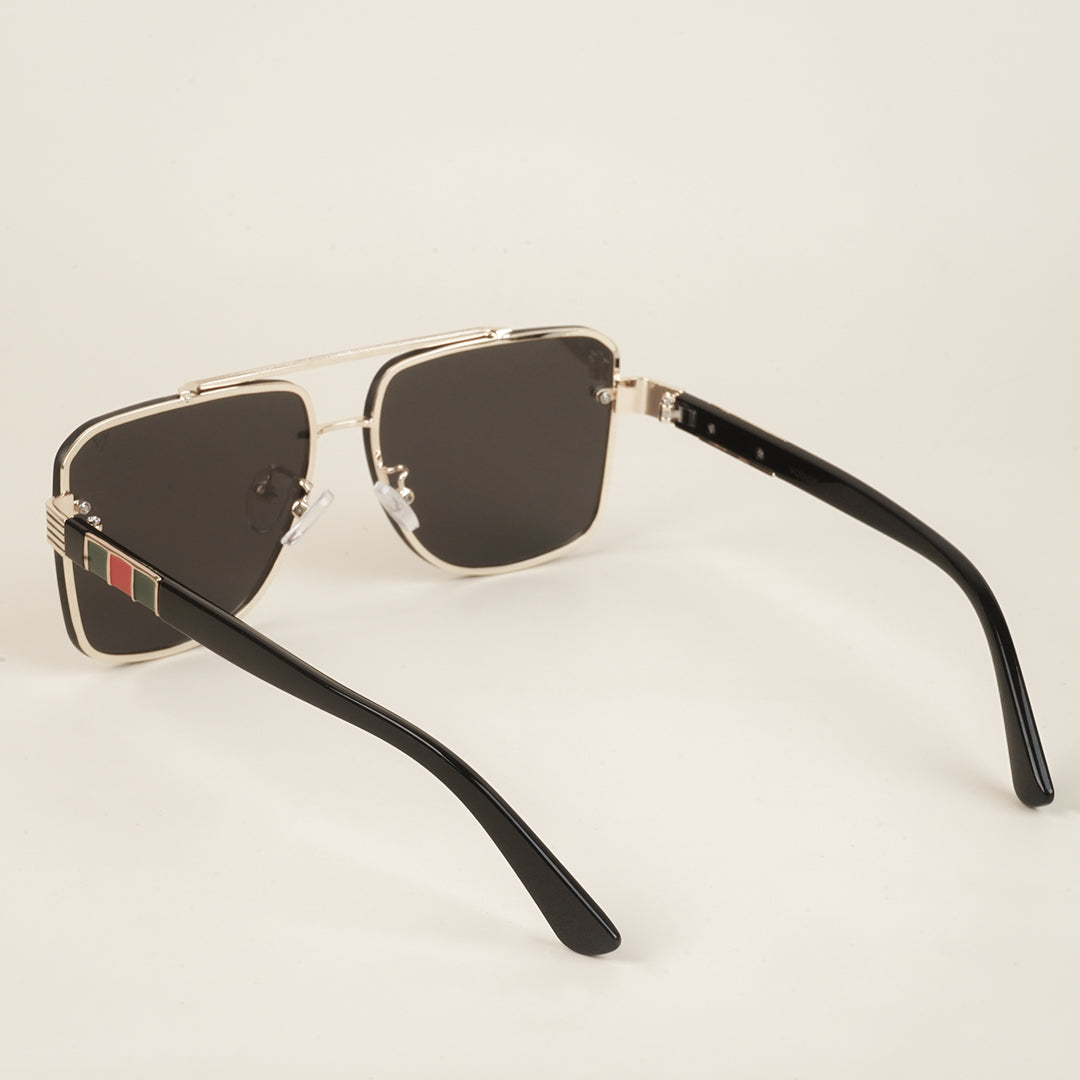 Voyage Black Wayfarer Sunglasses for Men & Women (58236MG4162)