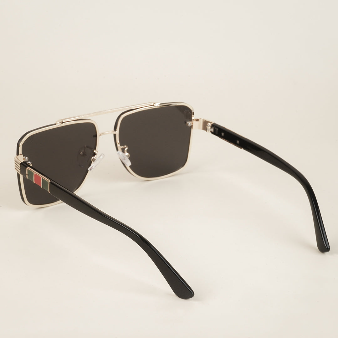 Voyage Black Wayfarer Sunglasses for Men & Women - MG4162