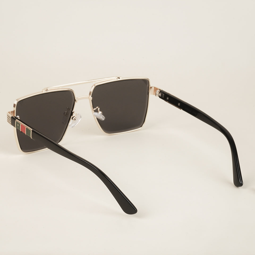 Voyage Black Wayfarer Sunglasses for Men & Women (58237MG4175)