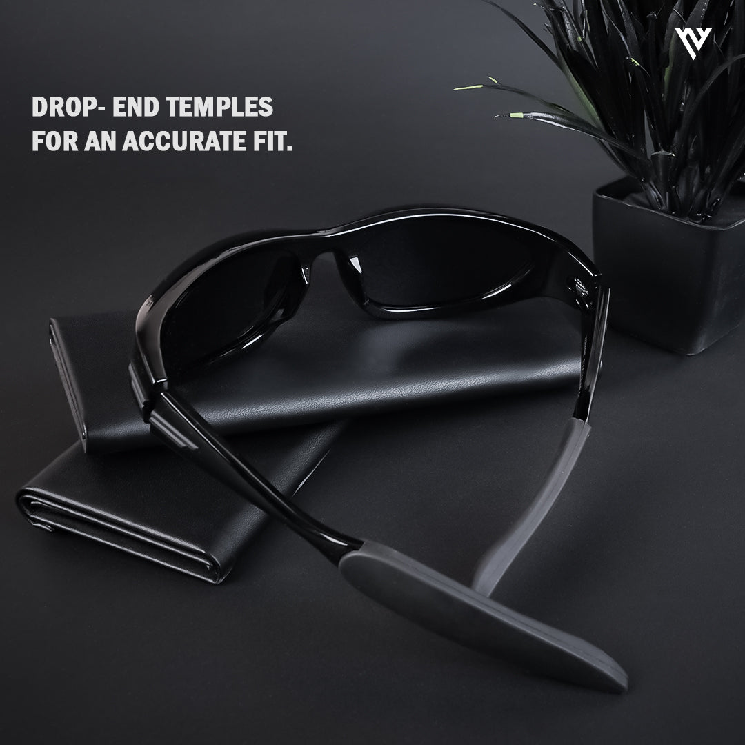 Echelon | Black Polarized Sunglasses - PMG4020