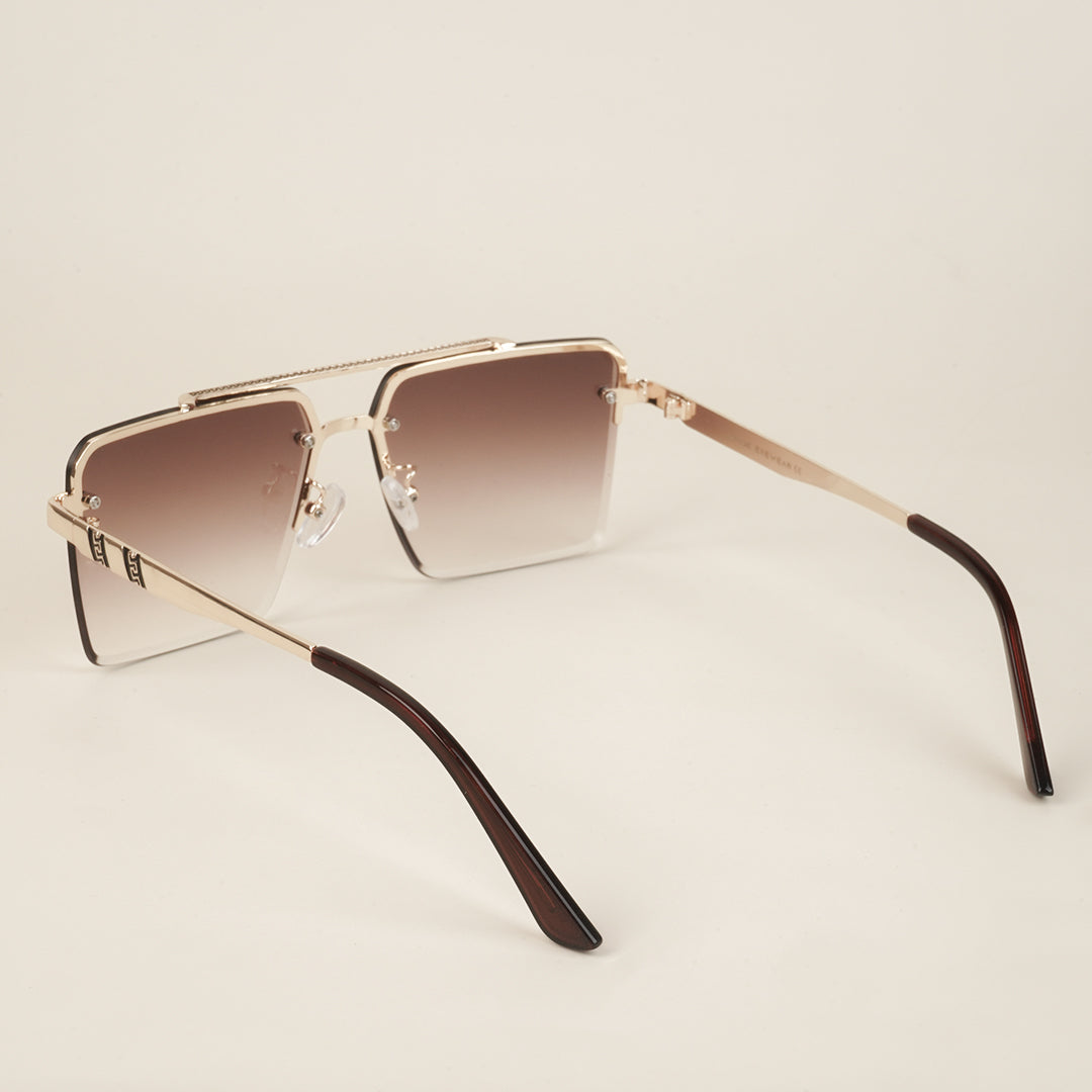 Voyage Brown & Clear Wayfarer Sunglasses for Men & Women - MG4161
