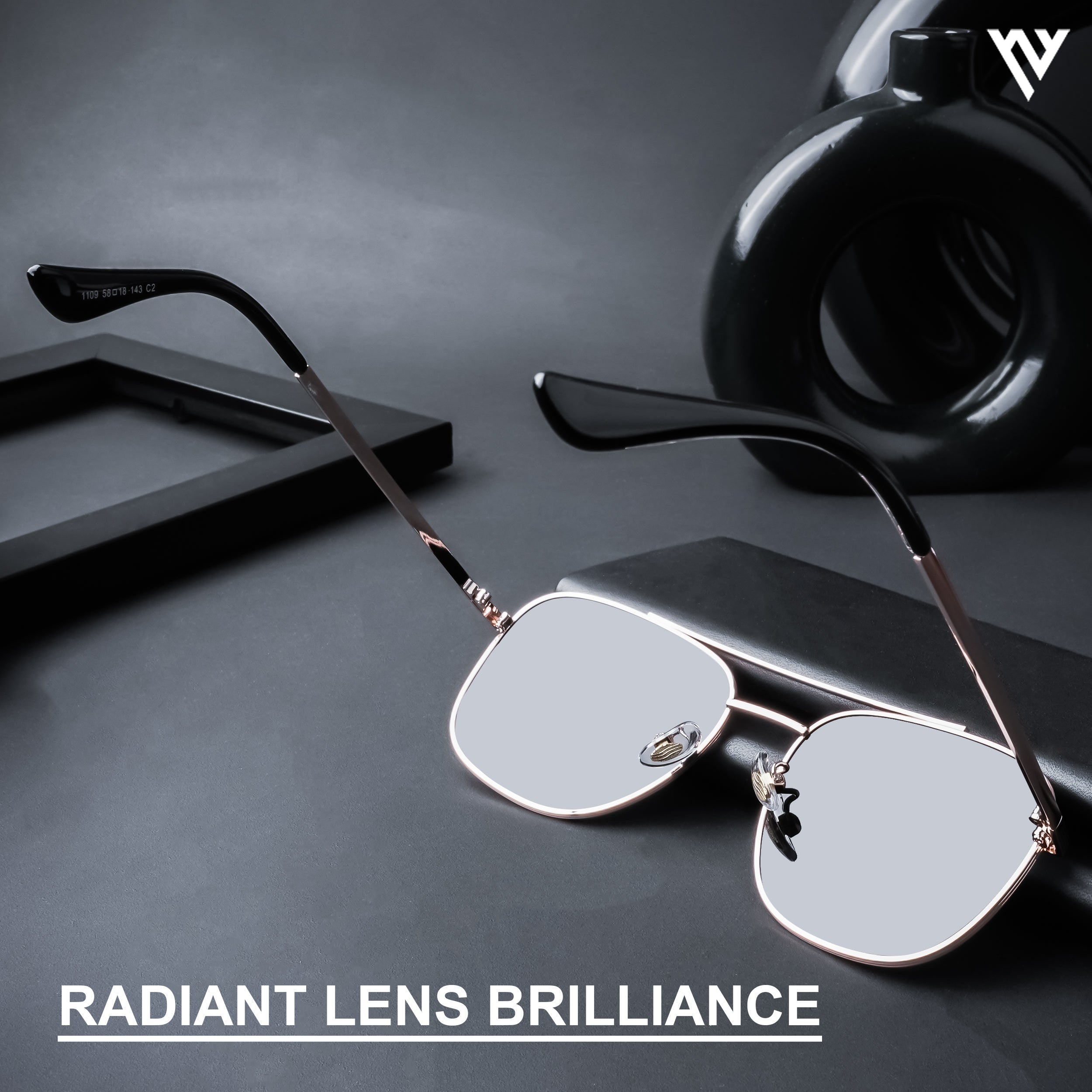 The Muse | Black Polarized Wayfarer Sunglasses - PMG4581