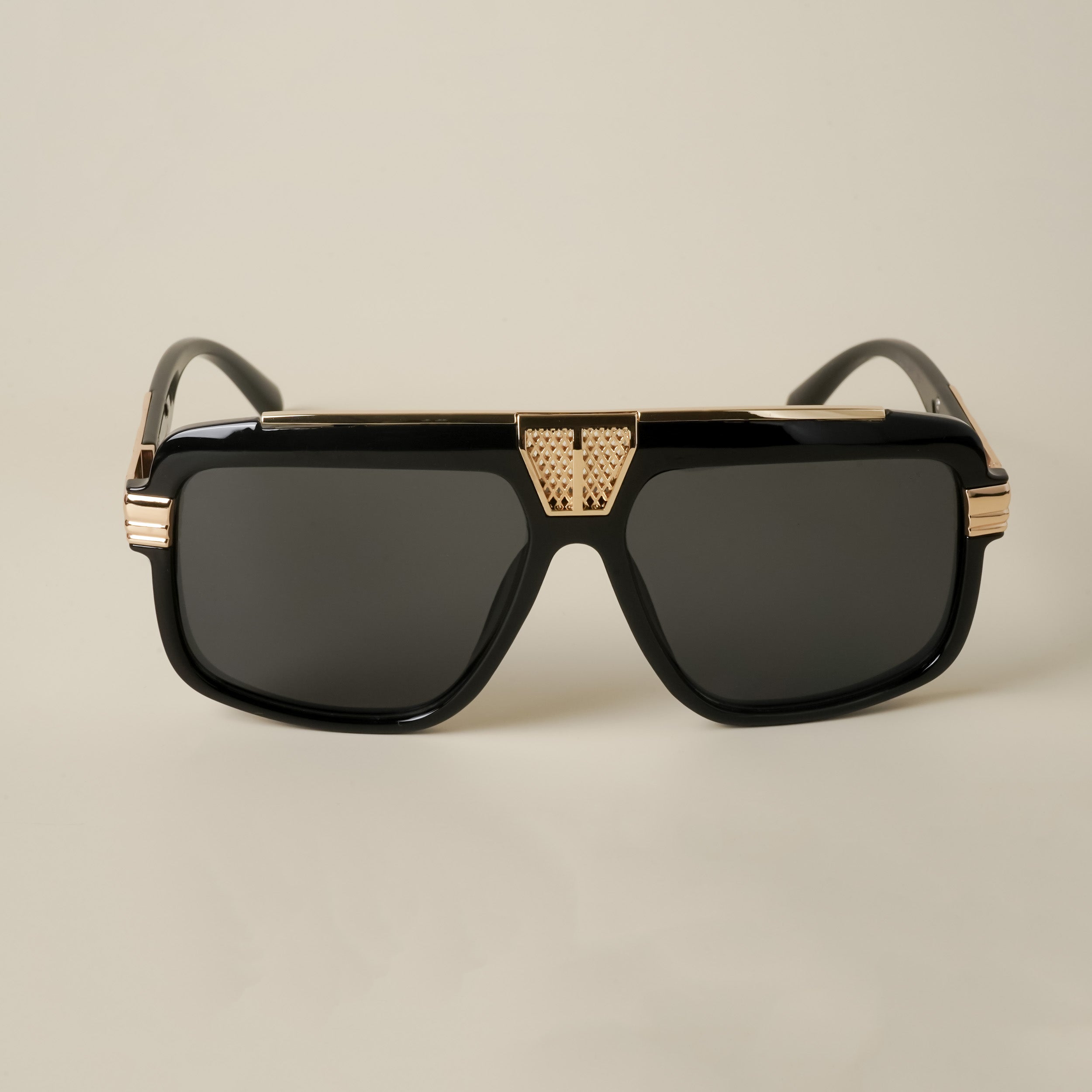 Voyage Black Over Size Sunglasses for Women - MG4763