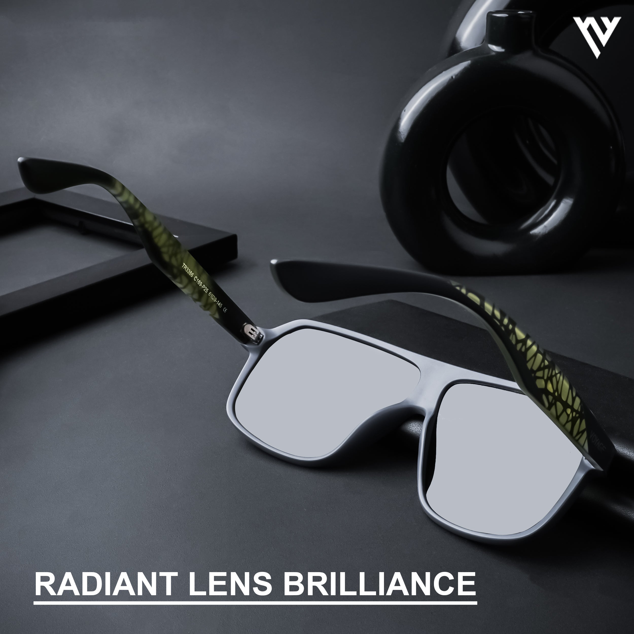 Wayfarer Green Polarized Sunglasses - PMG4575